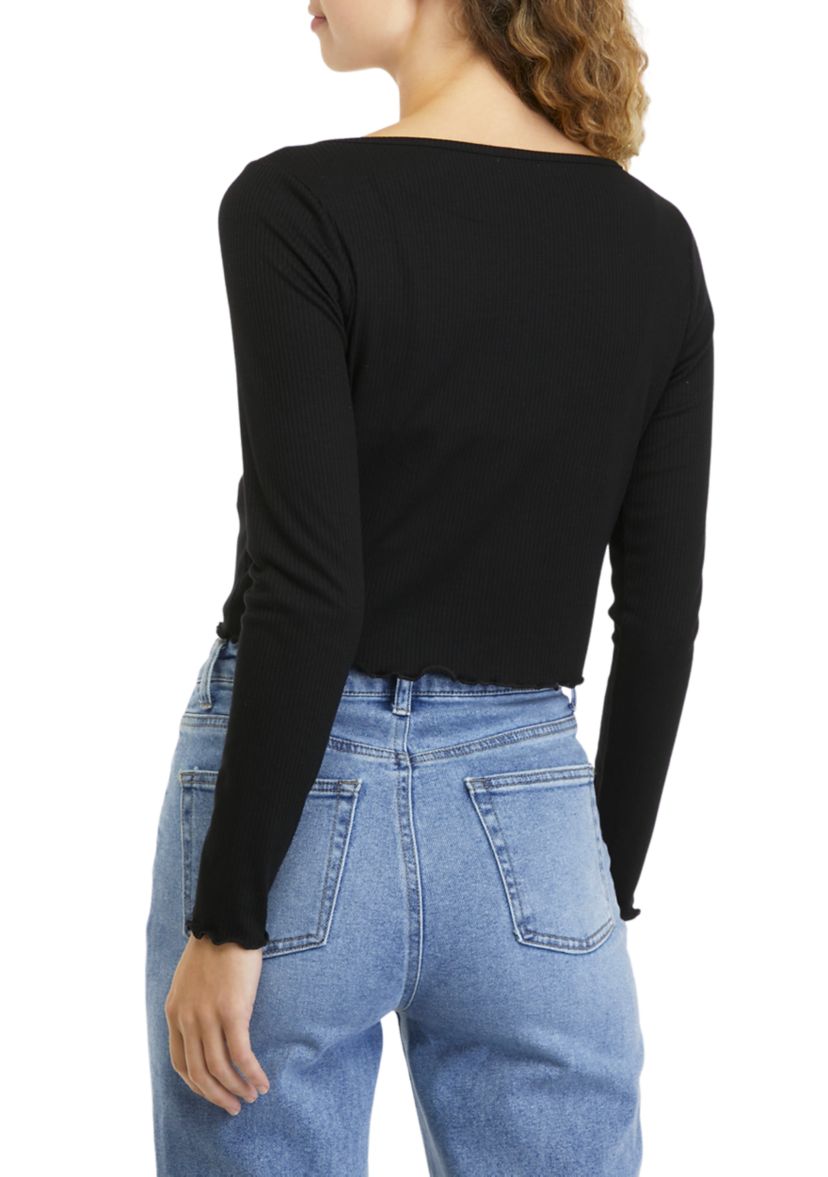 Juniors Long Sleeve Cardigan Tank Set