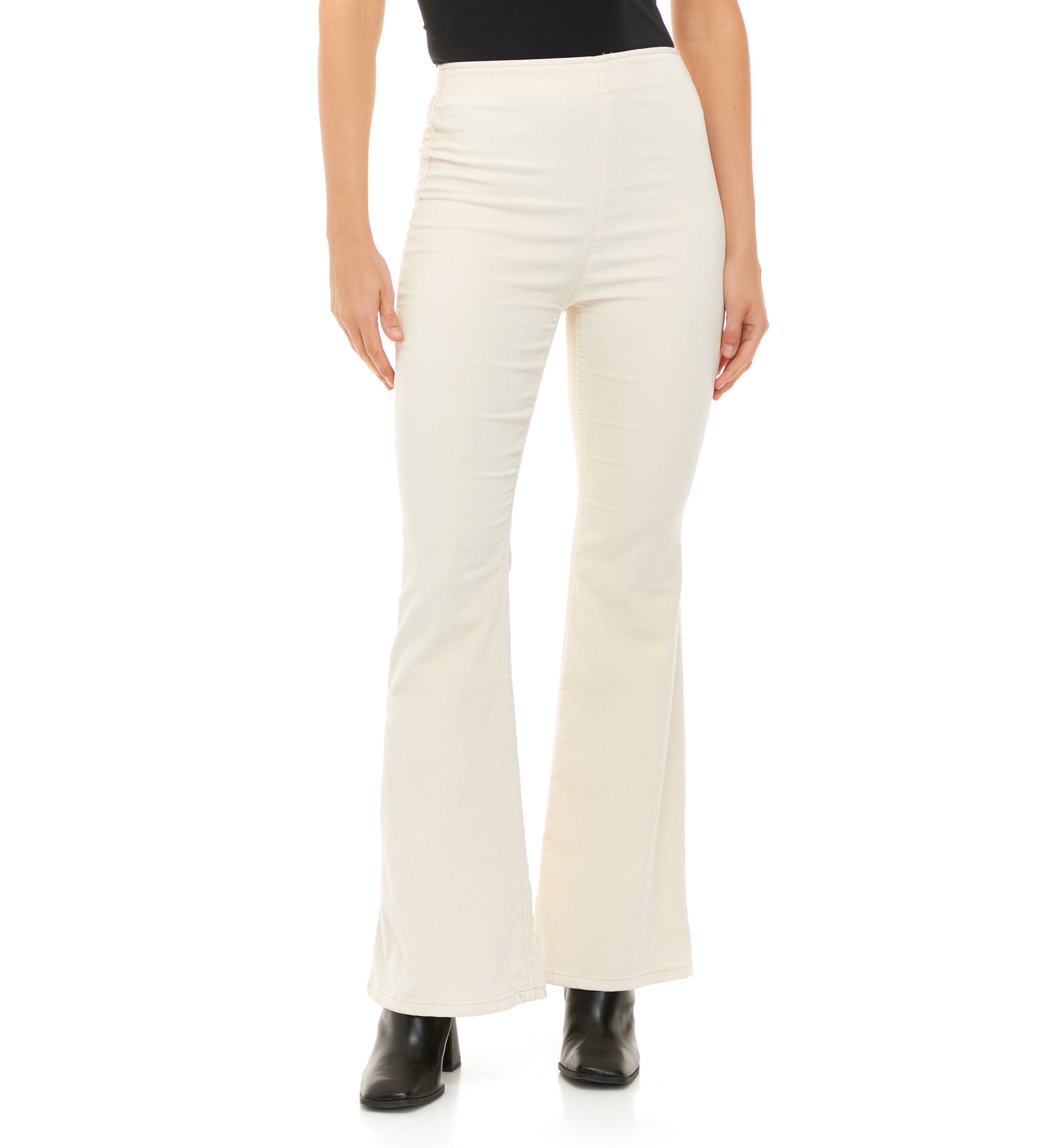 Juniors High Rise Pull On Flare Pants