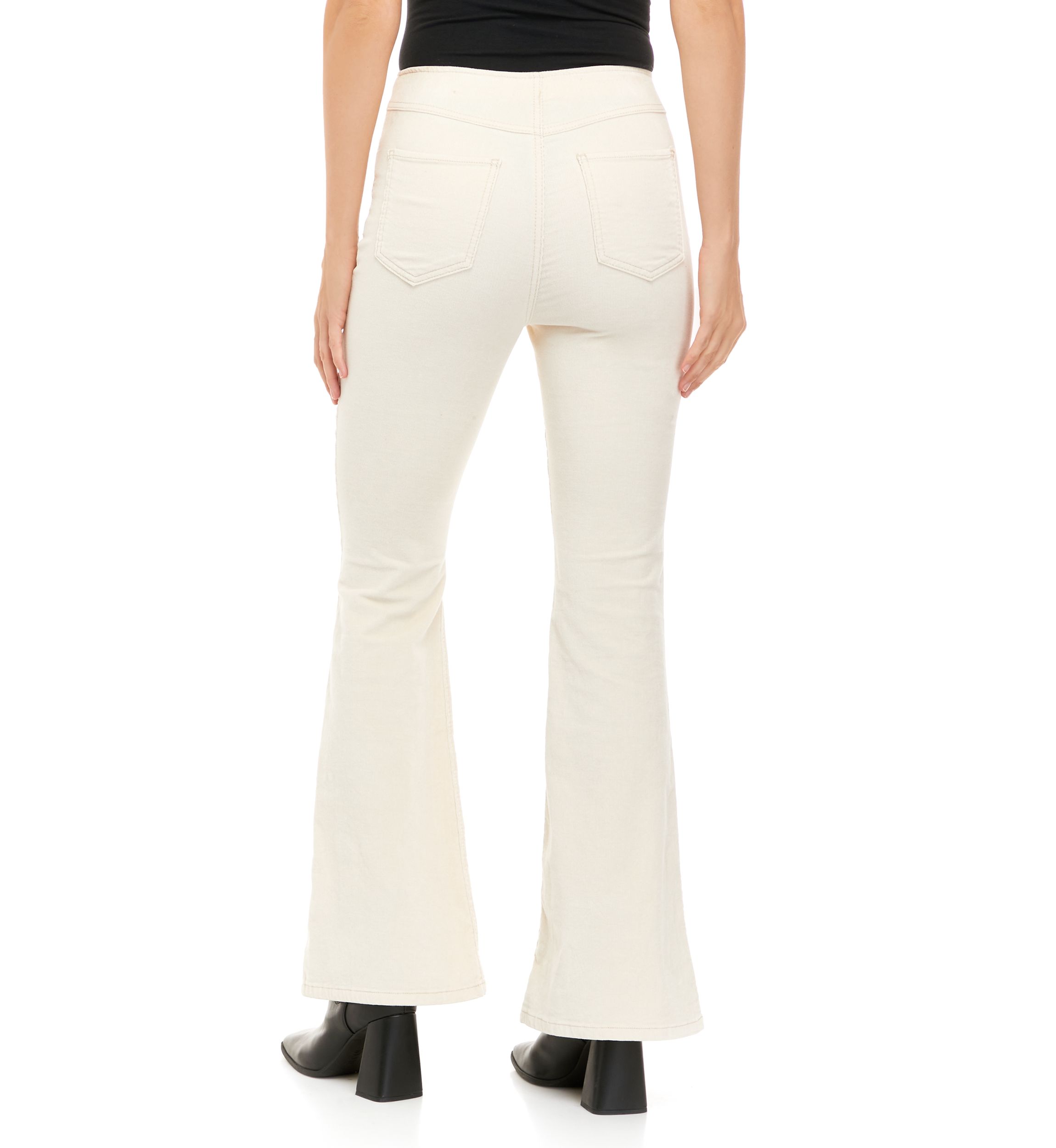 Juniors High Rise Pull On Flare Pants