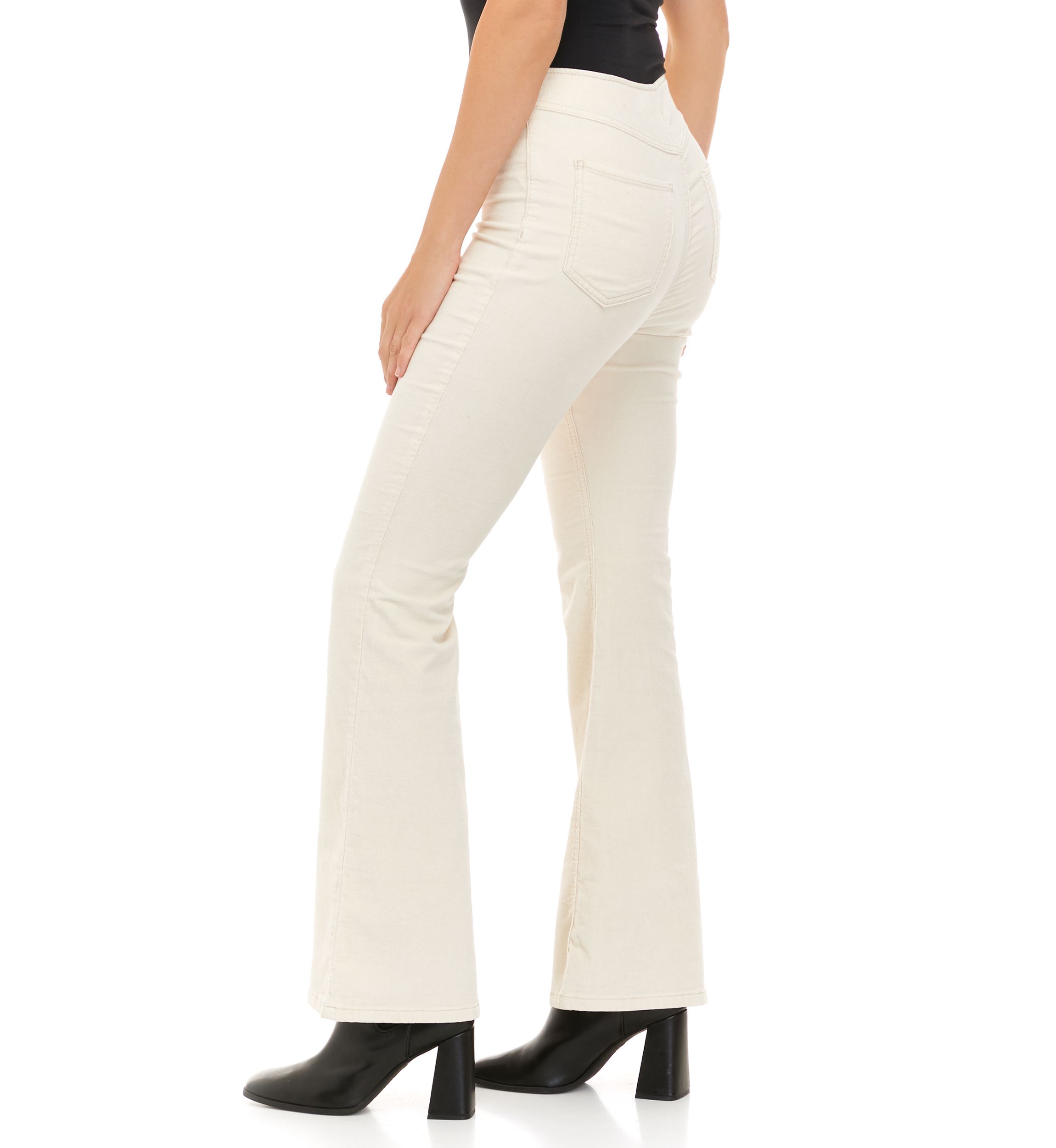 Juniors High Rise Pull On Flare Pants