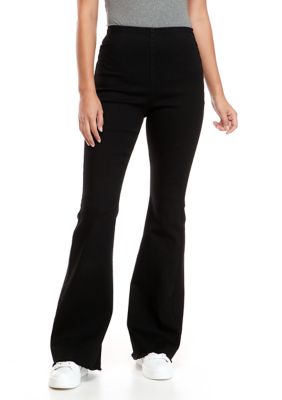 Tinseltown Junior's High Rise Pull On Flare Leg Pants | belk