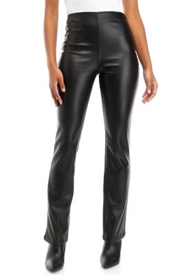 SELONE Faux Leather Leggings for Women Plus Size Pull On Go Out