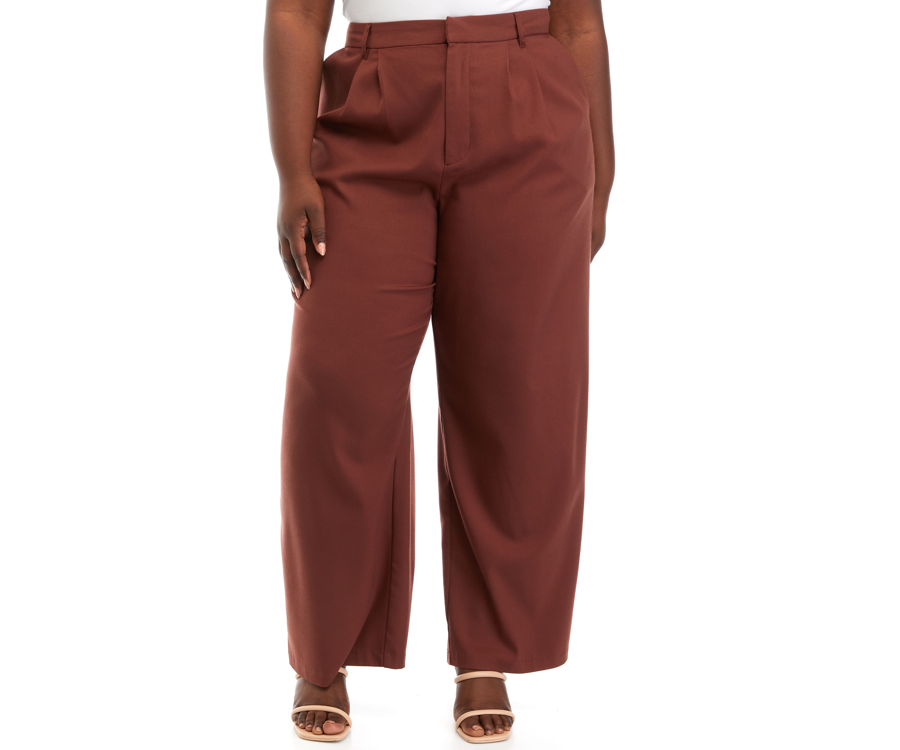 Plus Size Wide Leg Pants