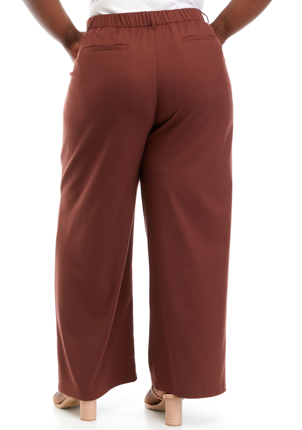 Plus Size Wide Leg Pants