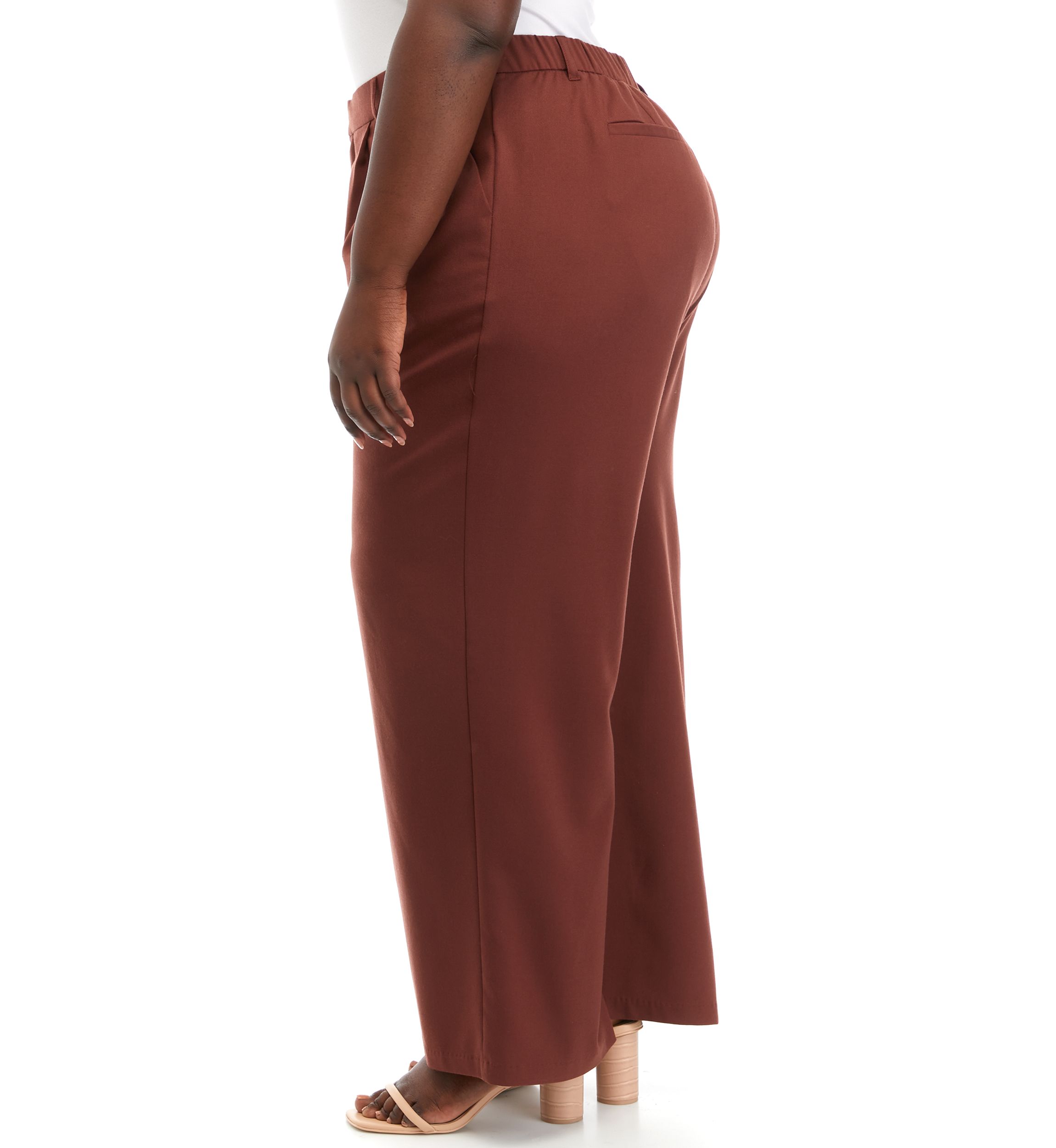 Plus Size Wide Leg Pants