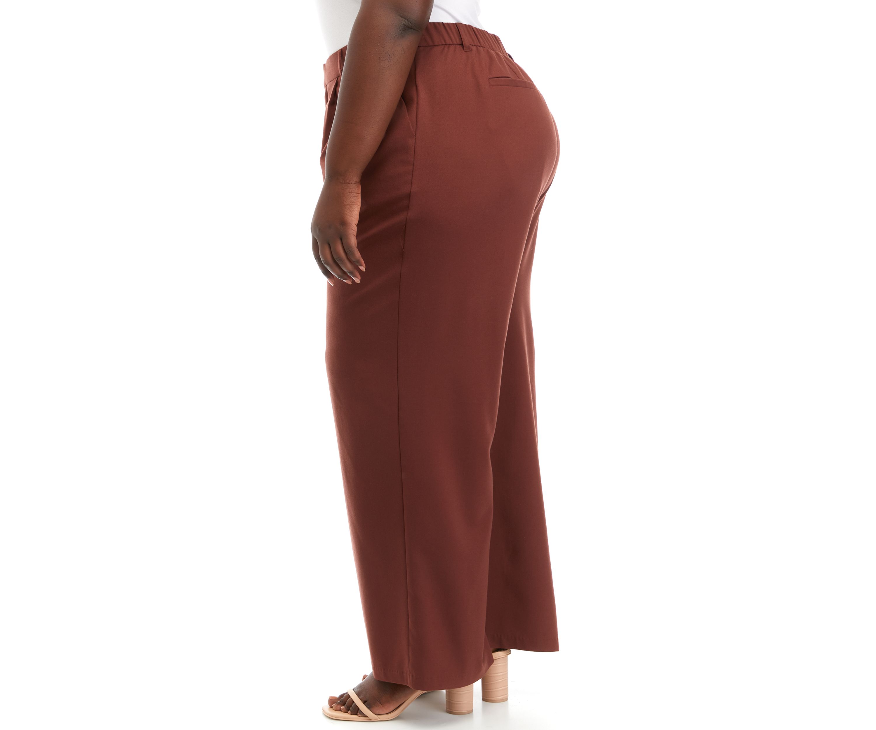 Plus Size Wide Leg Pants