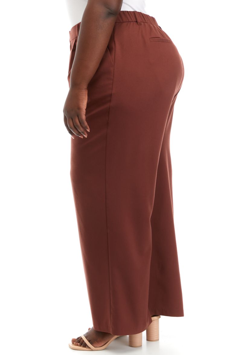 Plus Size Wide Leg Pants