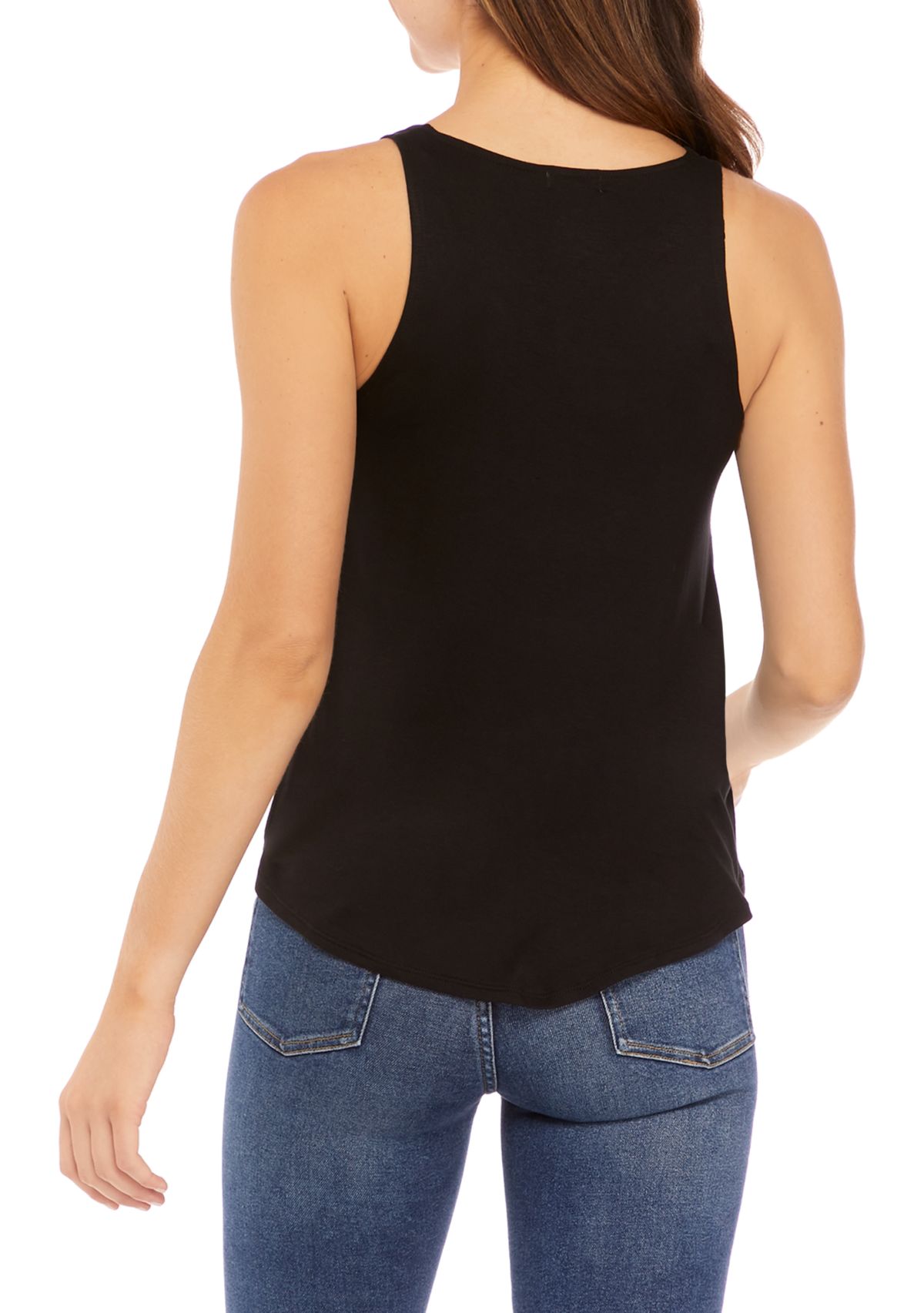 Womens Button Down Tank Top
