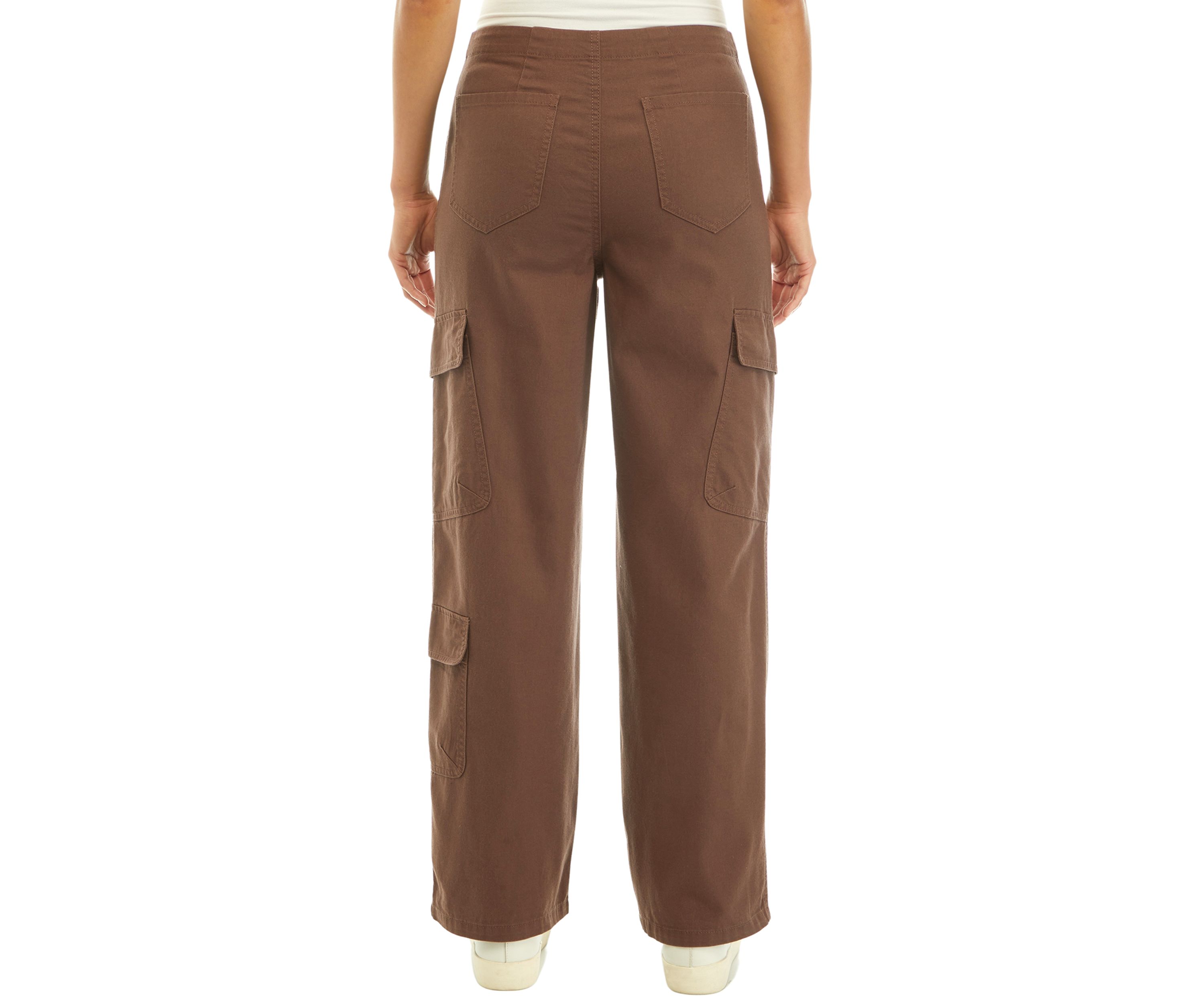Juniors Invisible Waistband Cargo Straight Pants