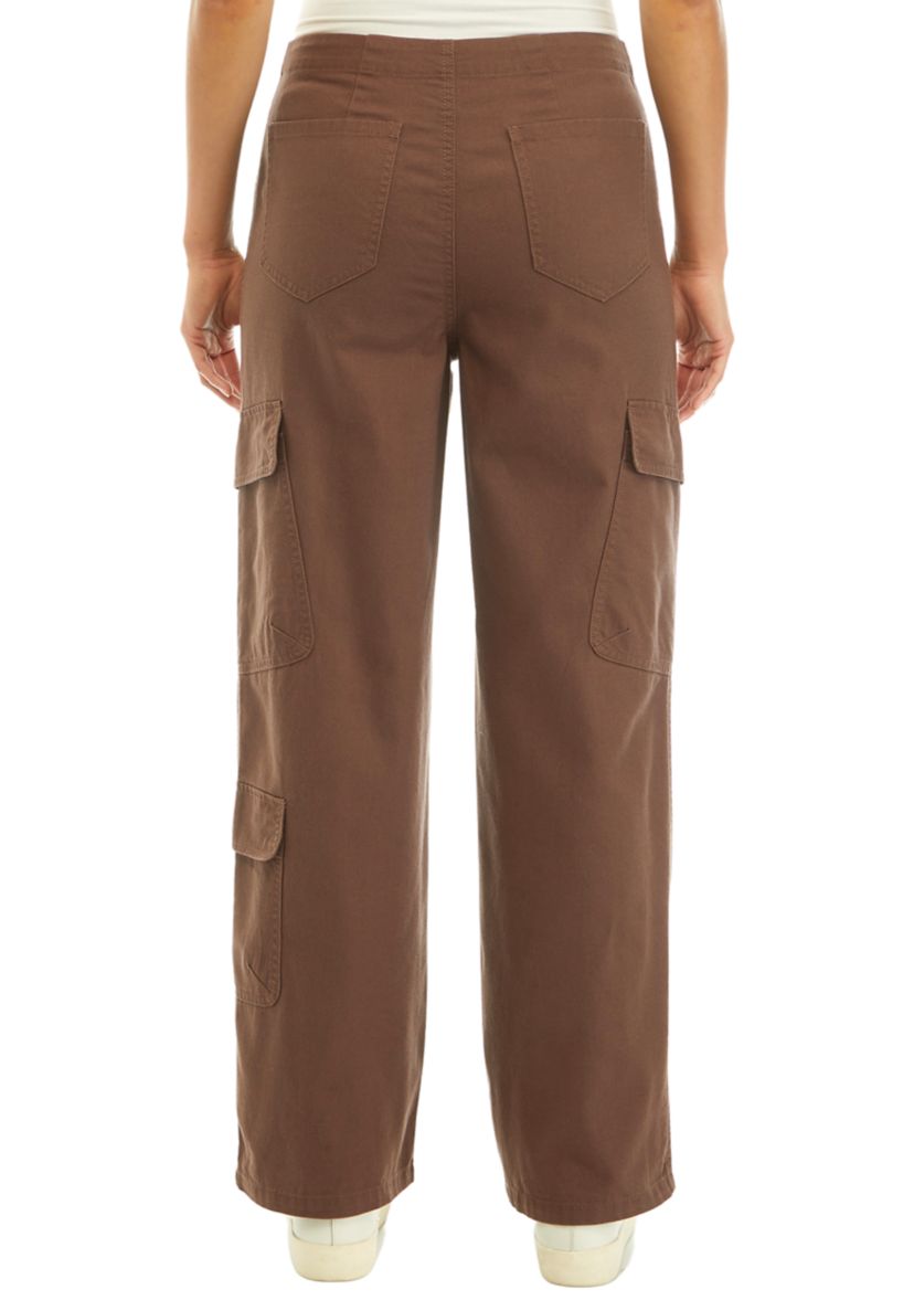 Juniors Invisible Waistband Cargo Straight Pants