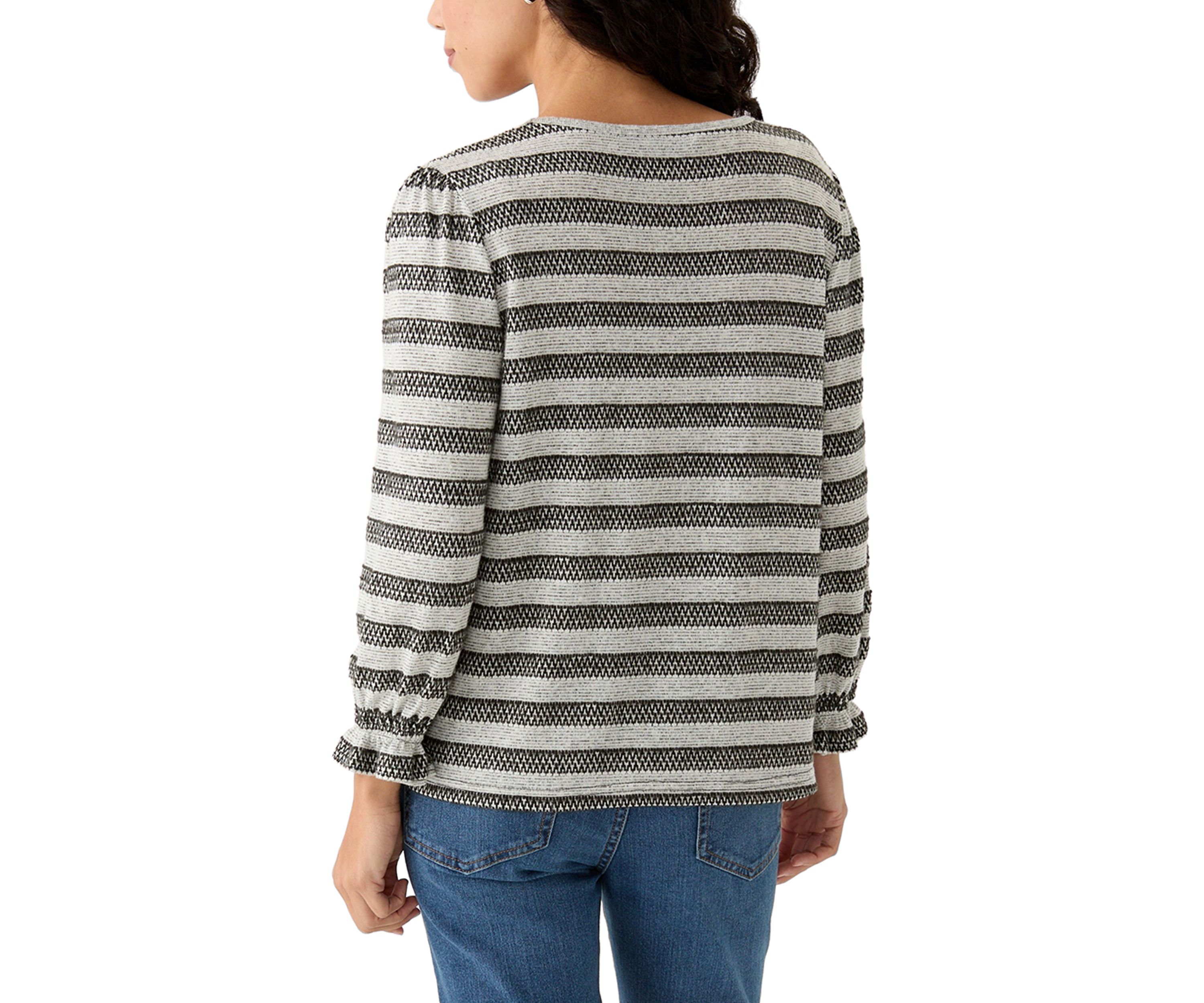 Petite V-Neck Luxe Knit Top