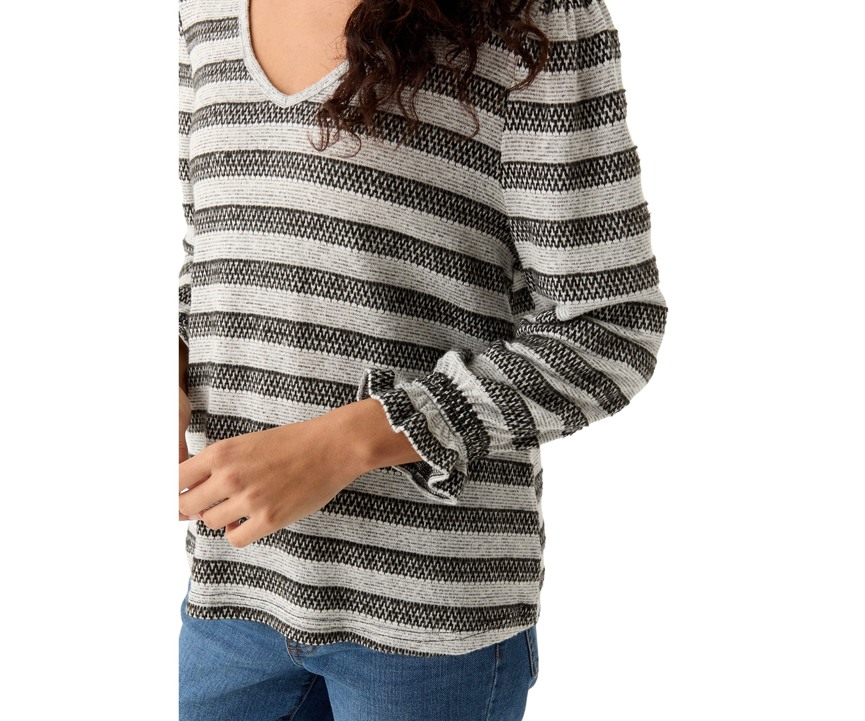Petite V-Neck Luxe Knit Top