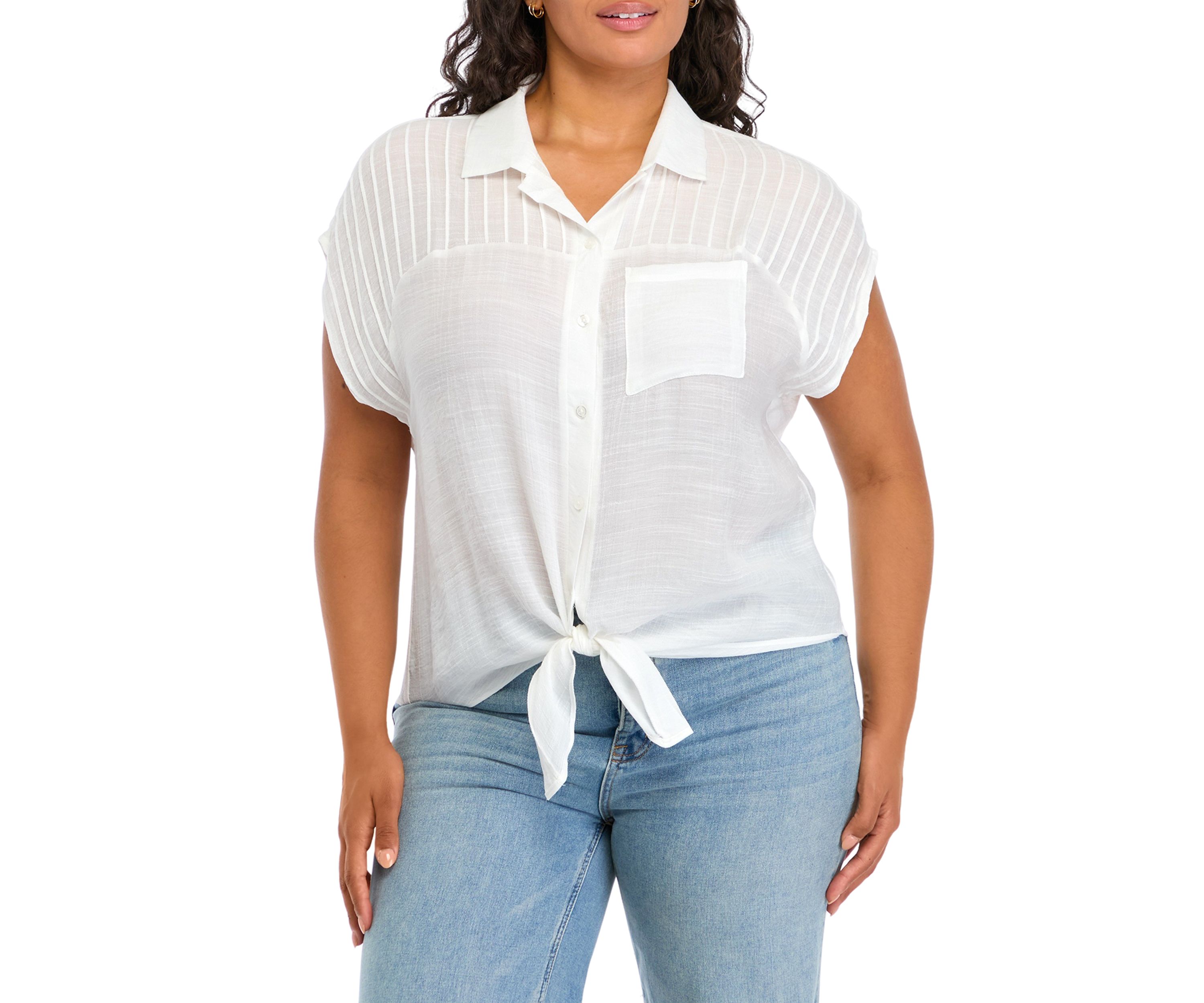 Plus Size Spring Bouquet Shirt