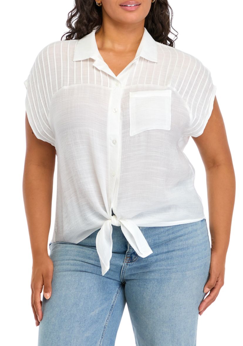 Plus Size Spring Bouquet Shirt