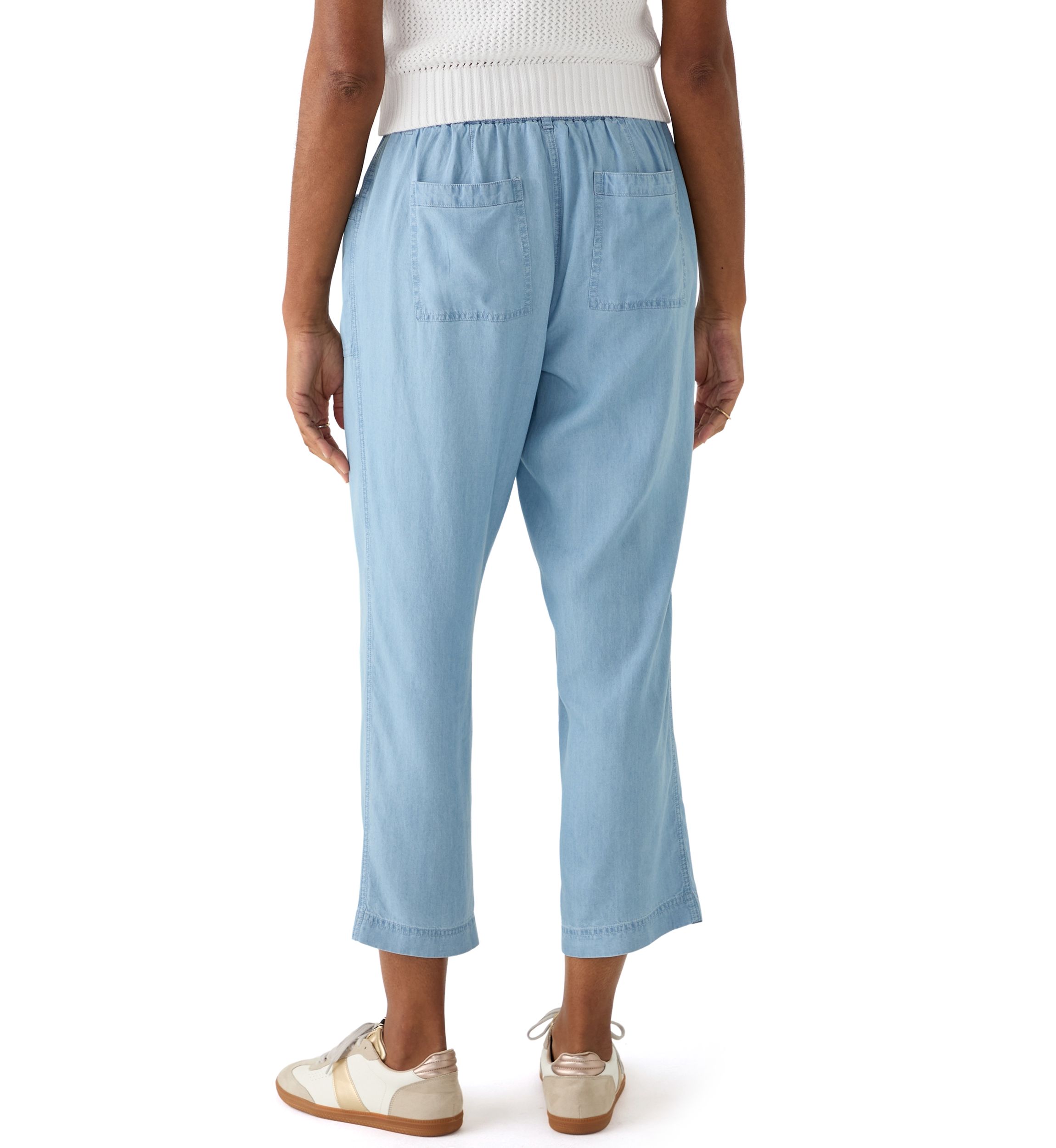 Womens Pull On Straight Leg Pants