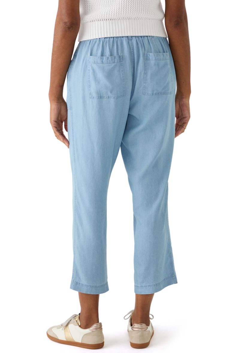Womens Pull On Straight Leg Pants