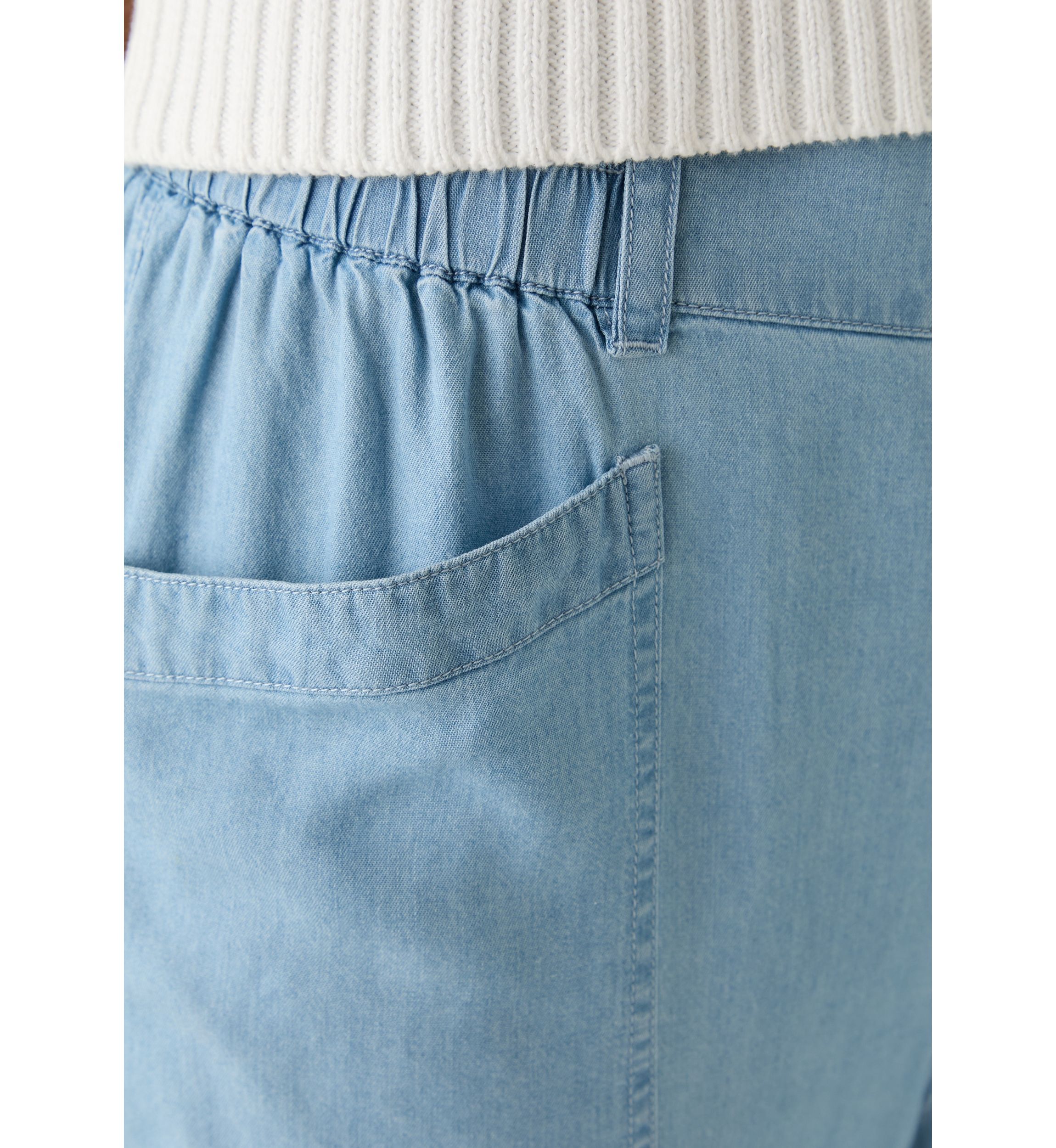 Womens Pull On Straight Leg Pants