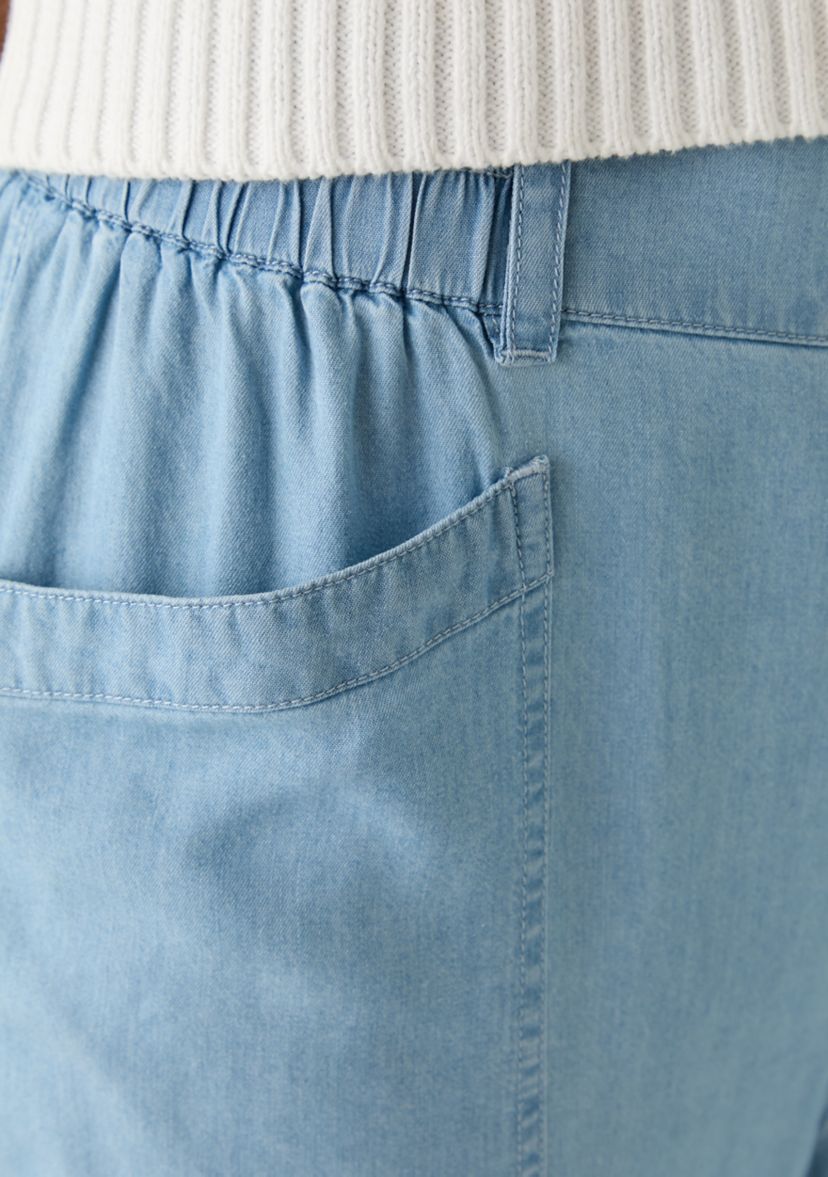 Womens Pull On Straight Leg Pants
