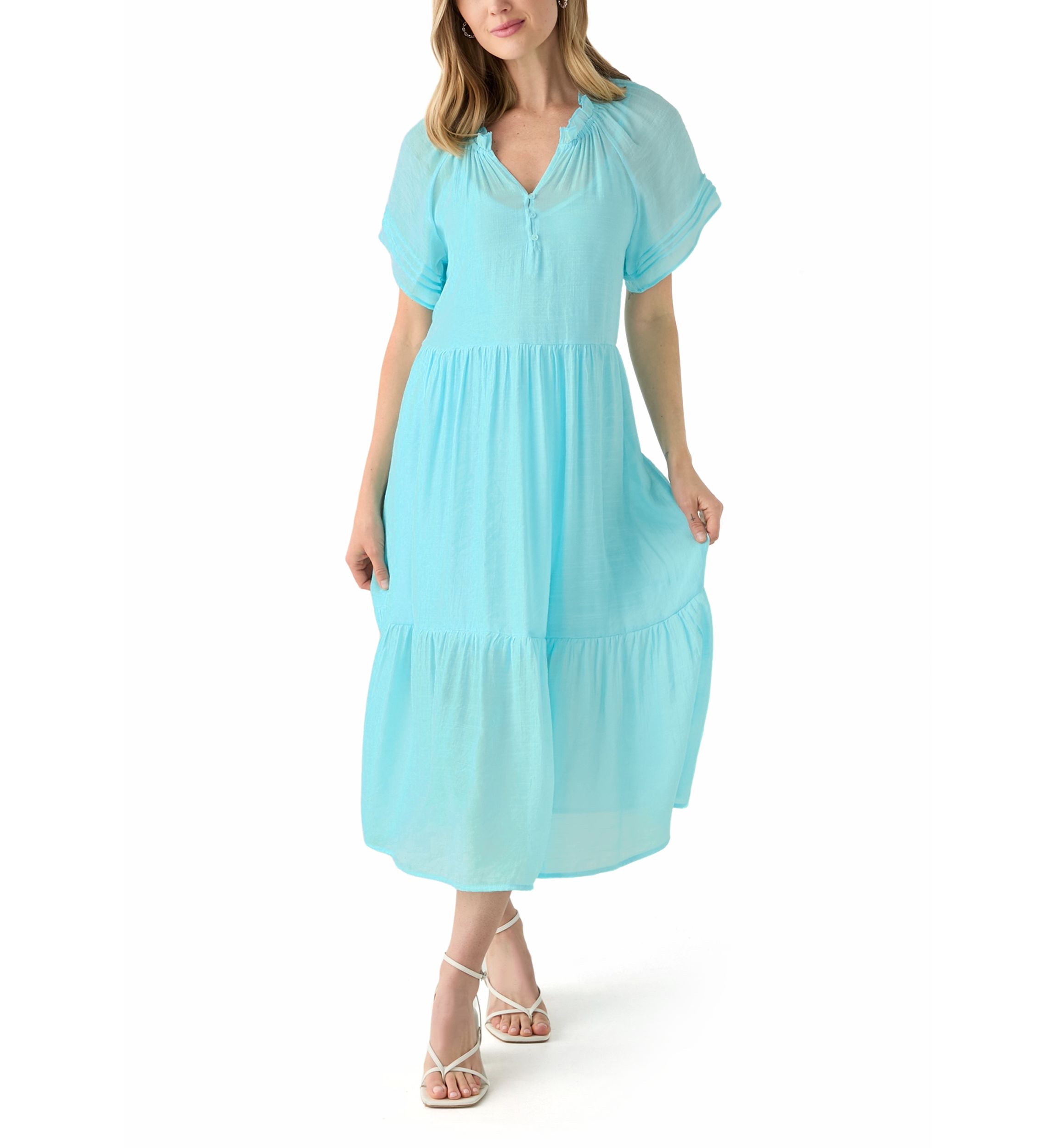 Petite Island Paradise Midi Dress