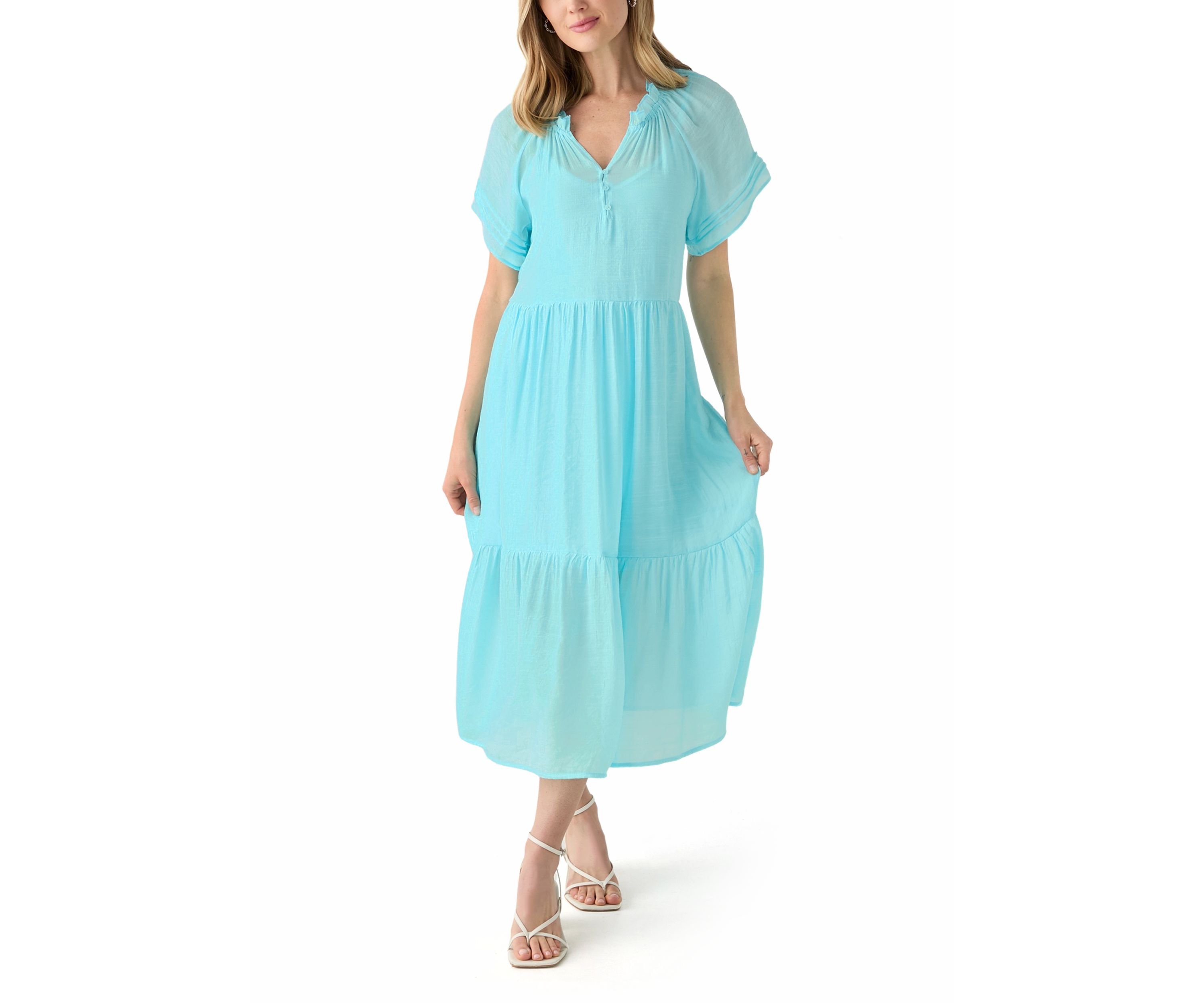 Petite Island Paradise Midi Dress