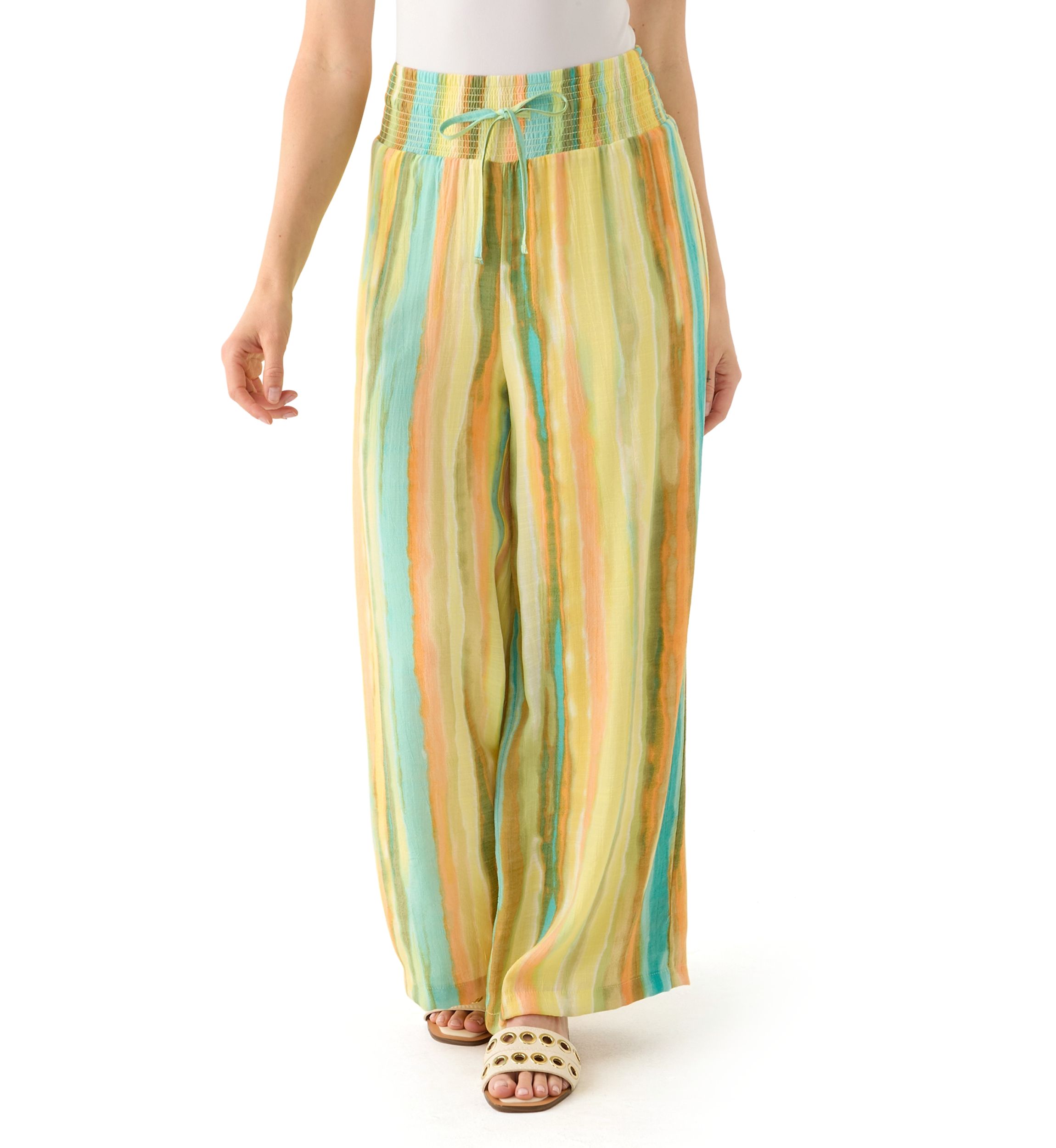 Petite Striped Trousers