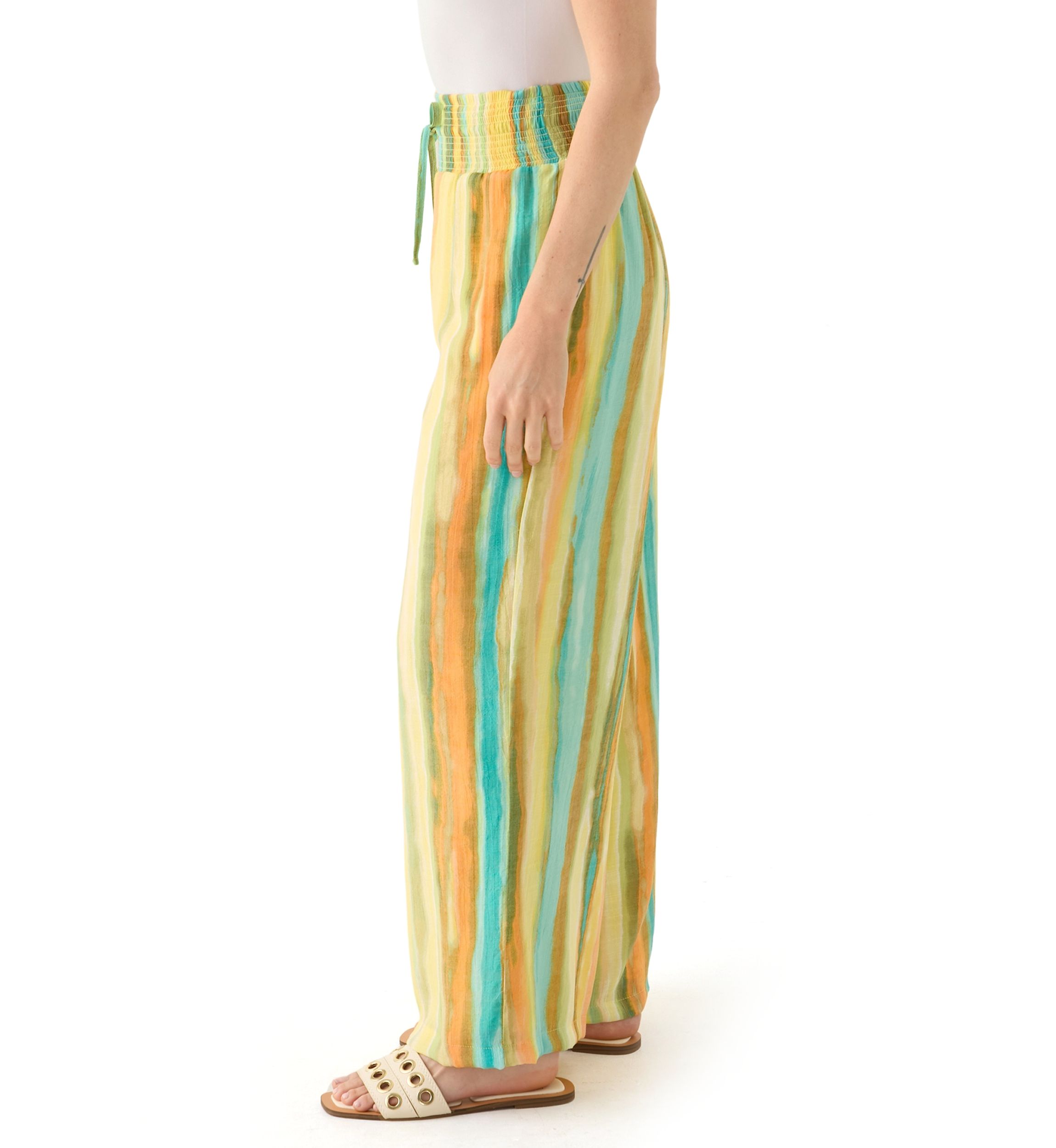 Petite Striped Trousers