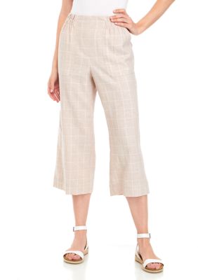 Magaschoni Pants Womens Pull On Tencel Wide Leg Drawstring Elastic Pants XL  NEW