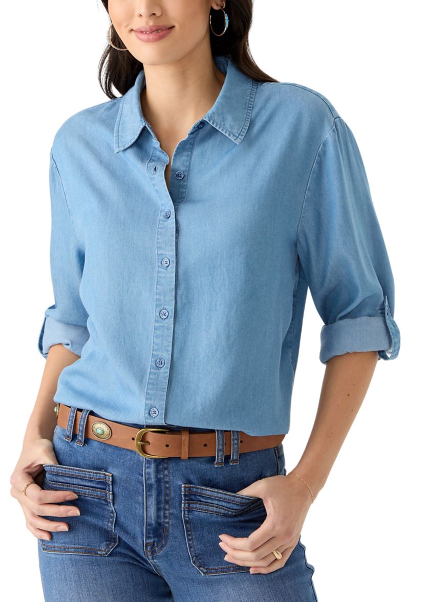 Womens Long Sleeve Tunic Top