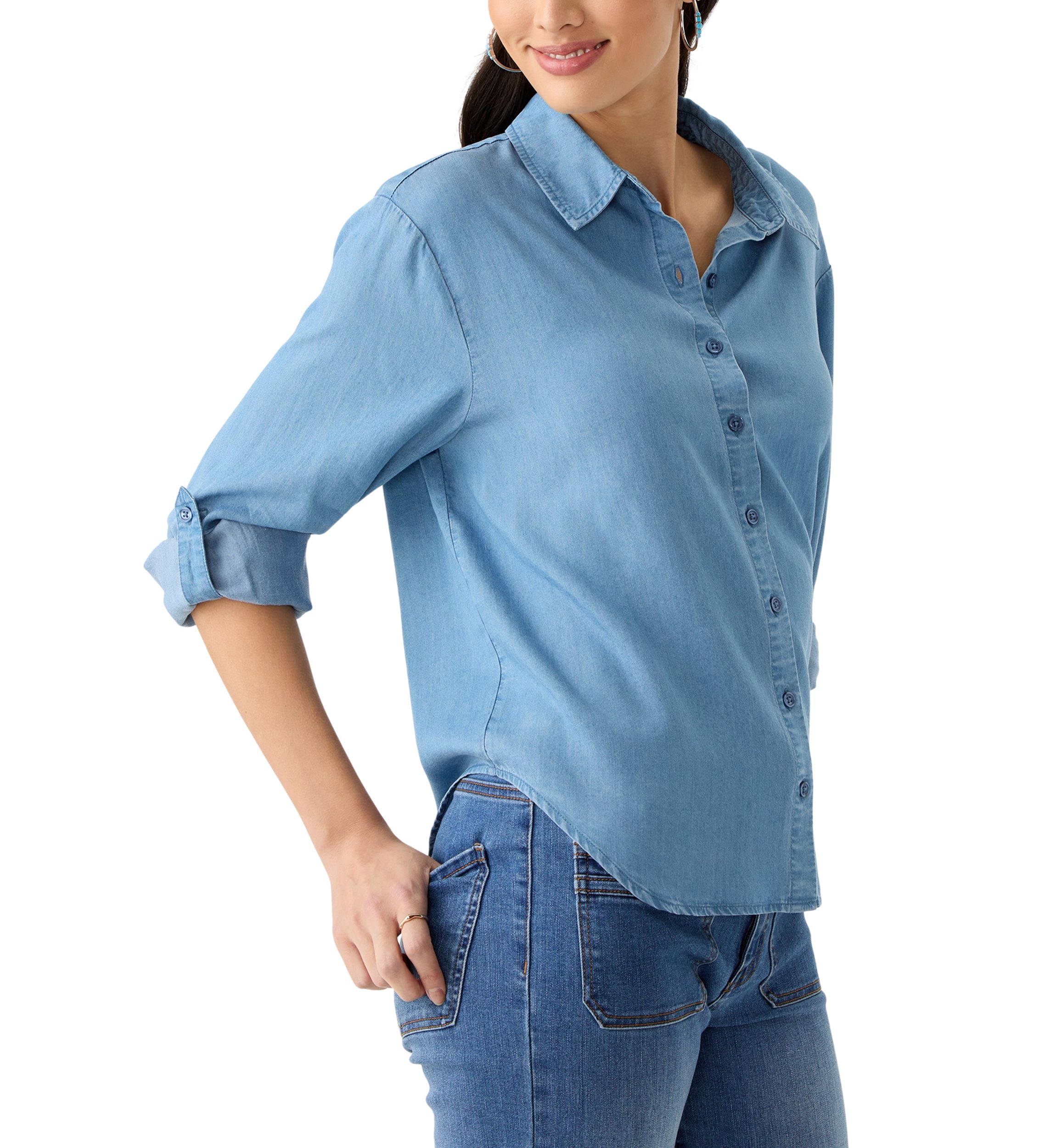 Womens Long Sleeve Tunic Top