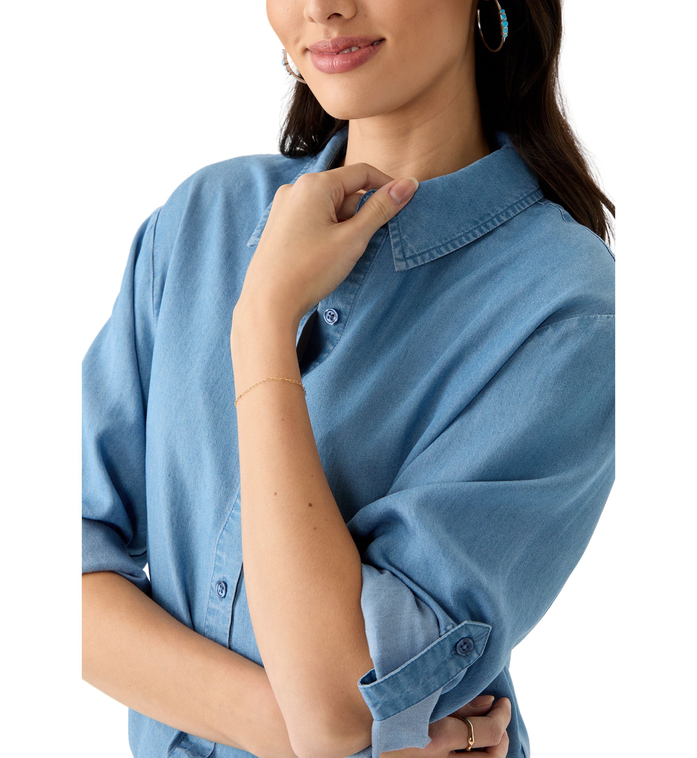 Womens Long Sleeve Tunic Top