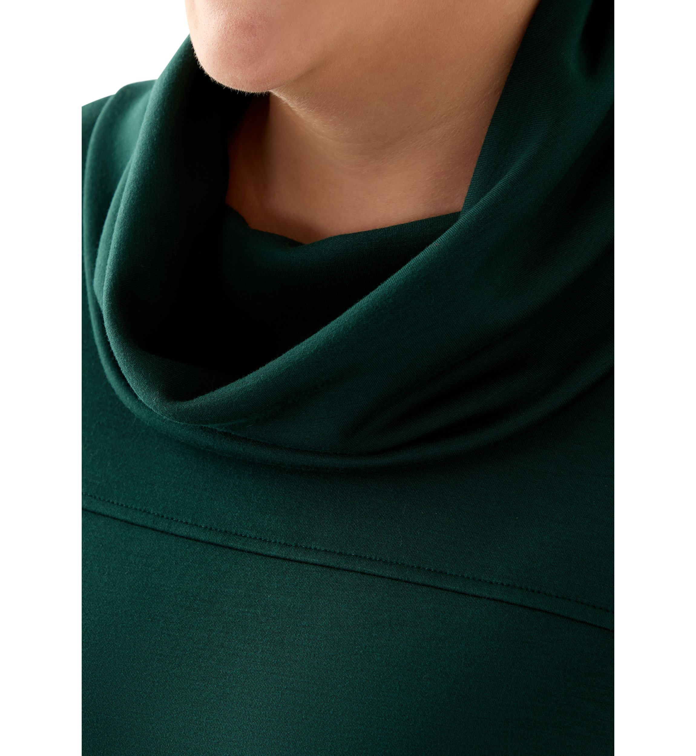Plus Size Freeflow Cowl Neck Sweater with Zippers