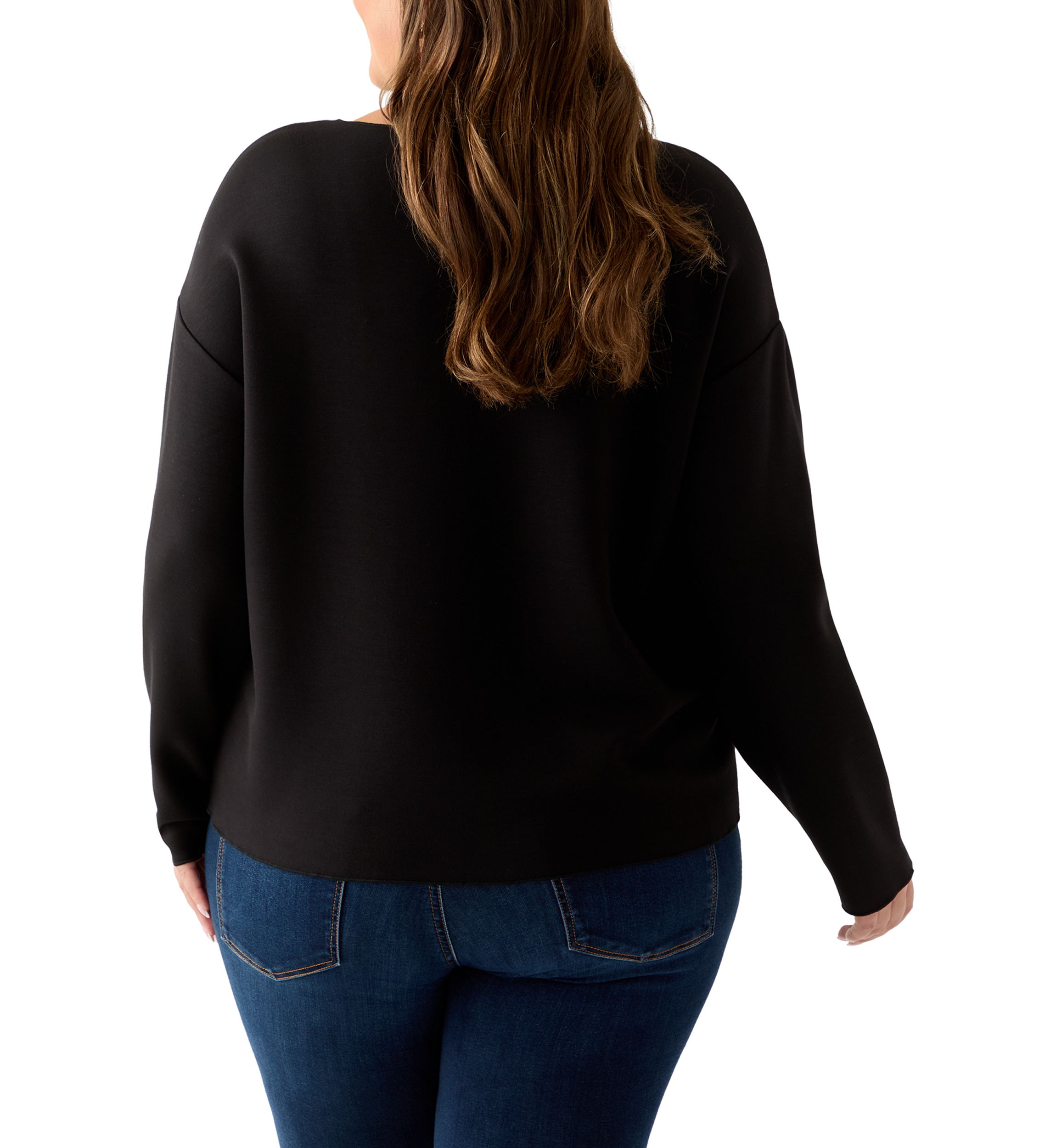 Plus Size Long Sleeve Freeflow Top 