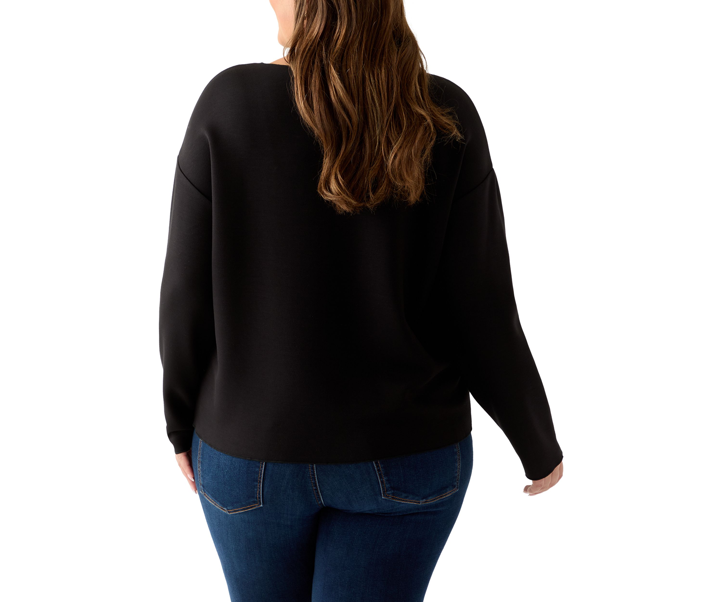 Plus Size Long Sleeve Freeflow Top 