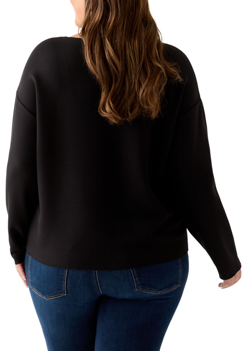 Plus Size Long Sleeve Freeflow Top 