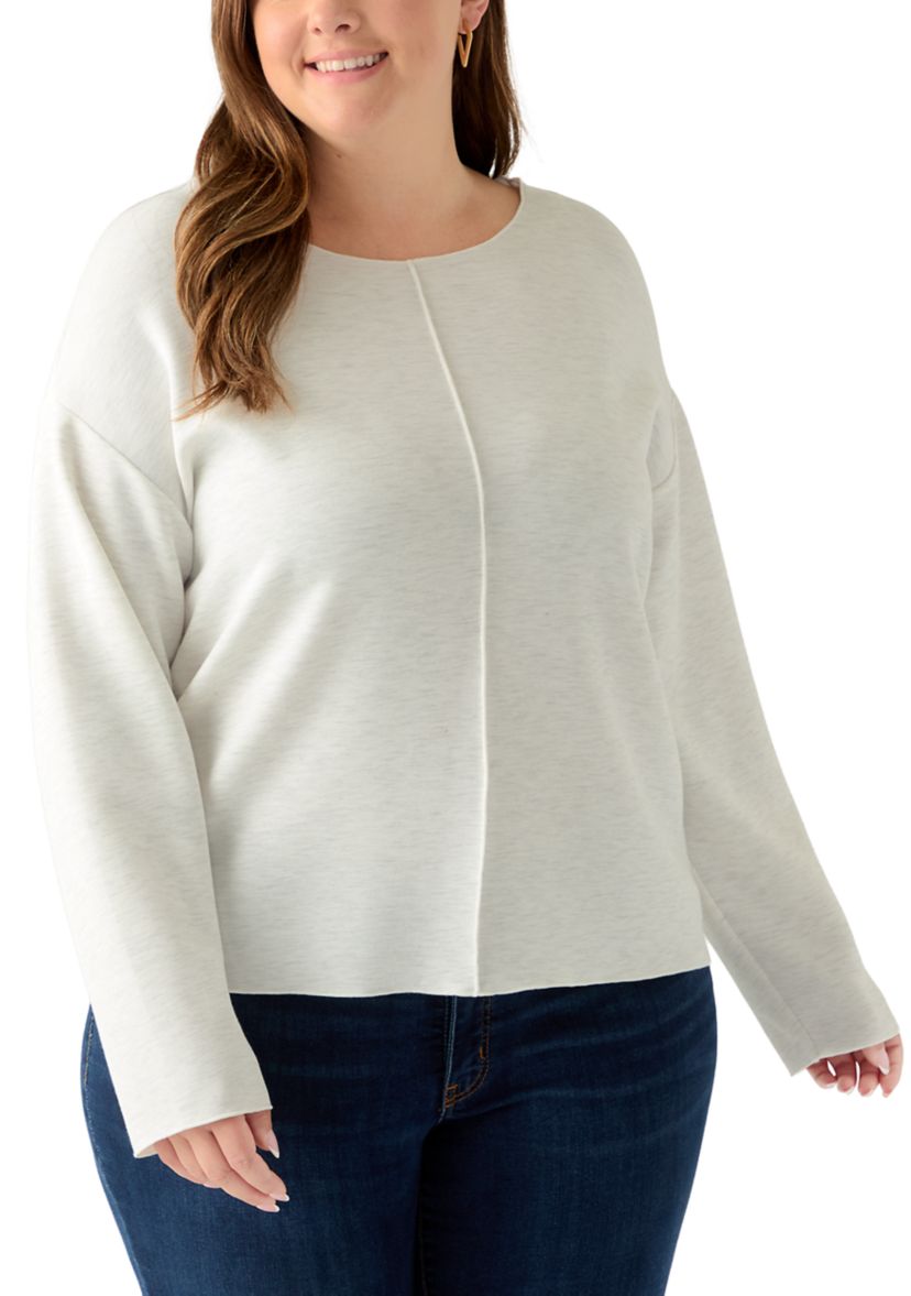   Plus Size Long Sleeve Freeflow Top 