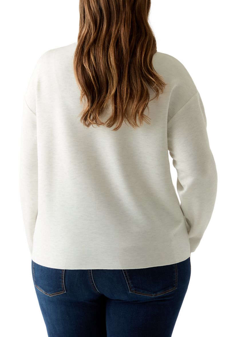   Plus Size Long Sleeve Freeflow Top 