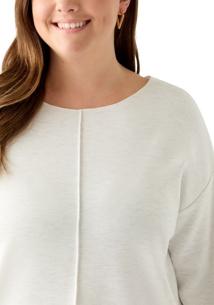   Plus Size Long Sleeve Freeflow Top 