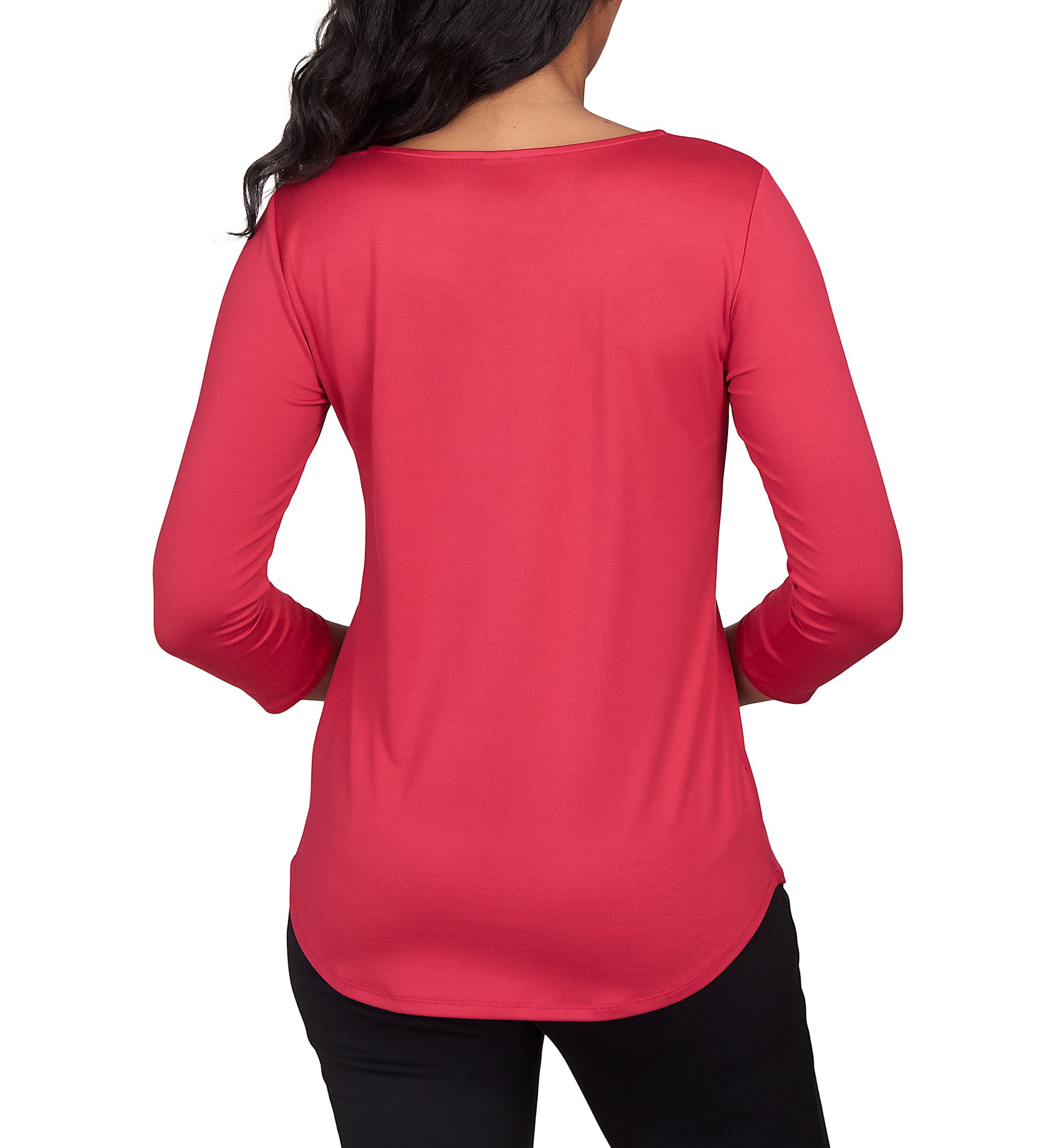 Womens Solid Jersey Top