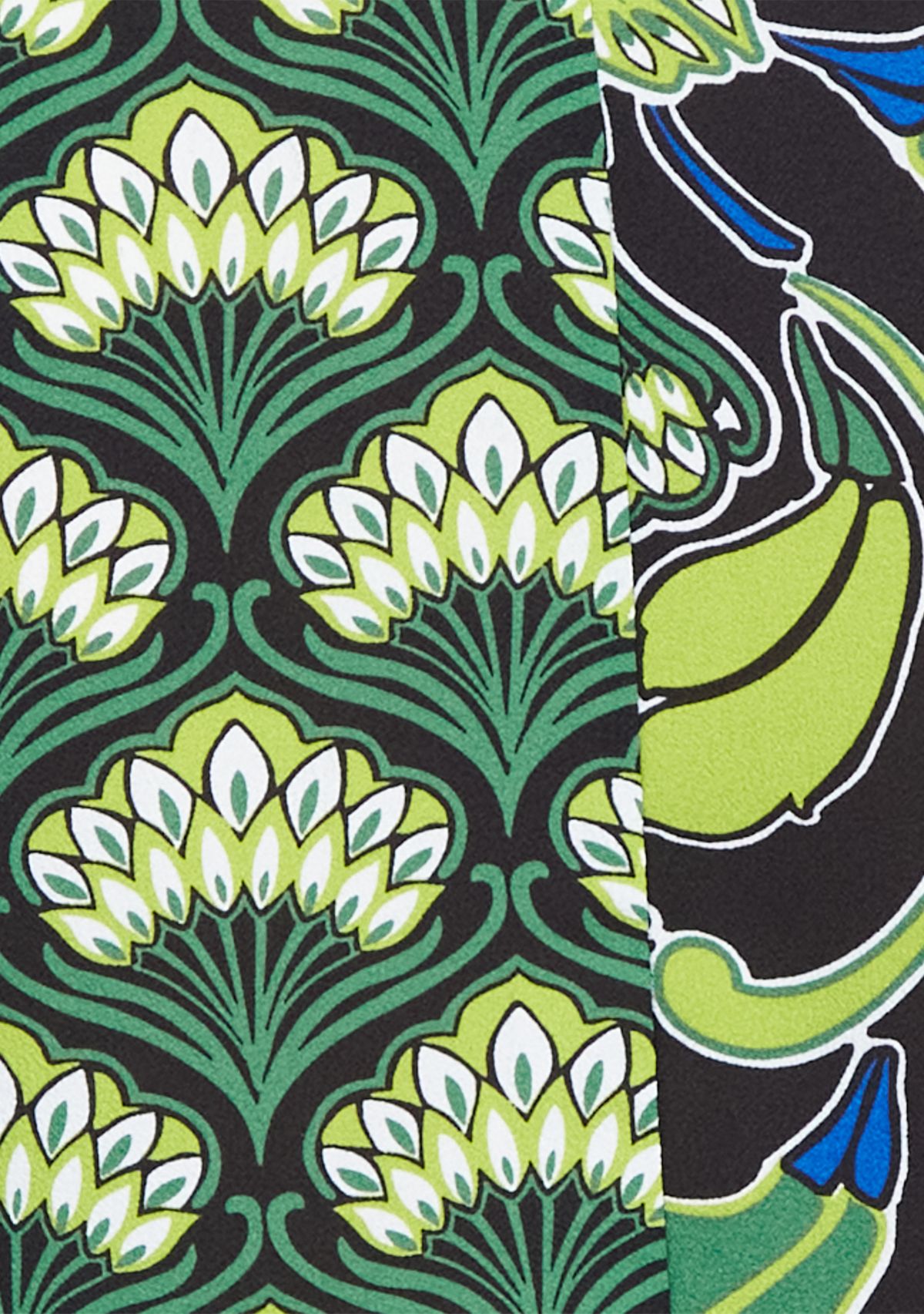 Womens Combo Lotus Printed Crepe Top