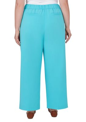 Plus Classic Fly Front Suiting Trouser Pants