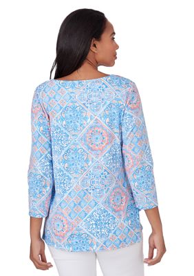 Ruby Rd., Tops, Nwt Ruby Road Detailed Long Shirt Top