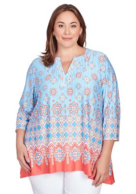 Belk ruby rd plus size sale tops