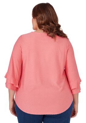 Ruby Rd., Tops, Ruby Rd Plus Size Top With Design Size 2x