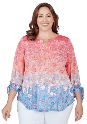 Ruby Rd. Woman Striped Plus Size Top 1X  Plus size top, Plus size, Clothes  design