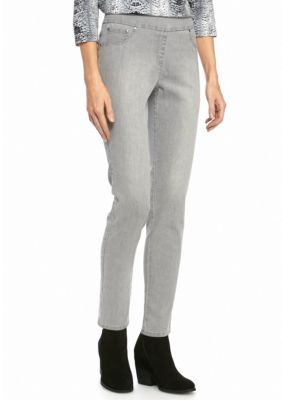 grey pull on pants