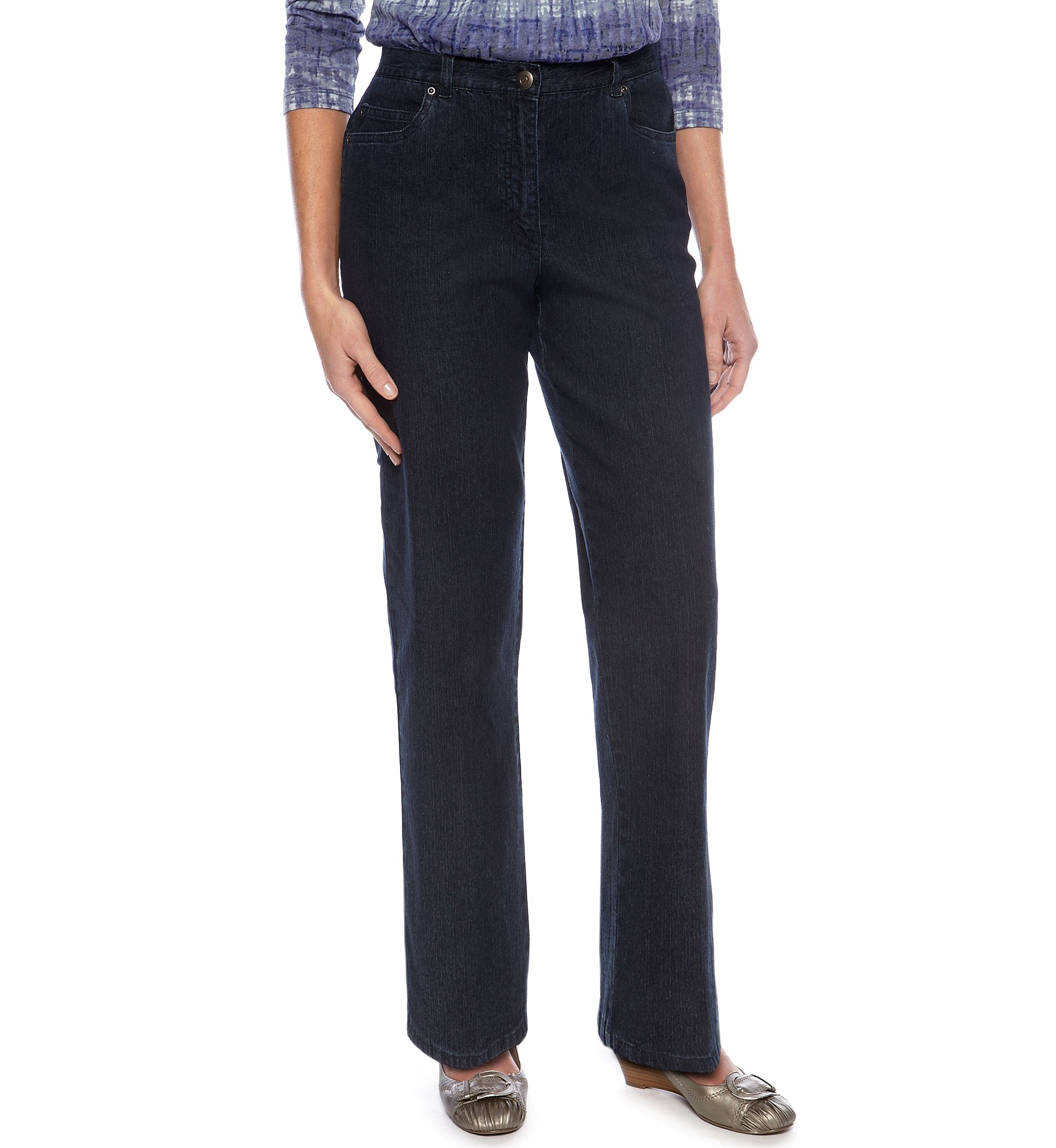 Womens Classic Elastic Side Jeans