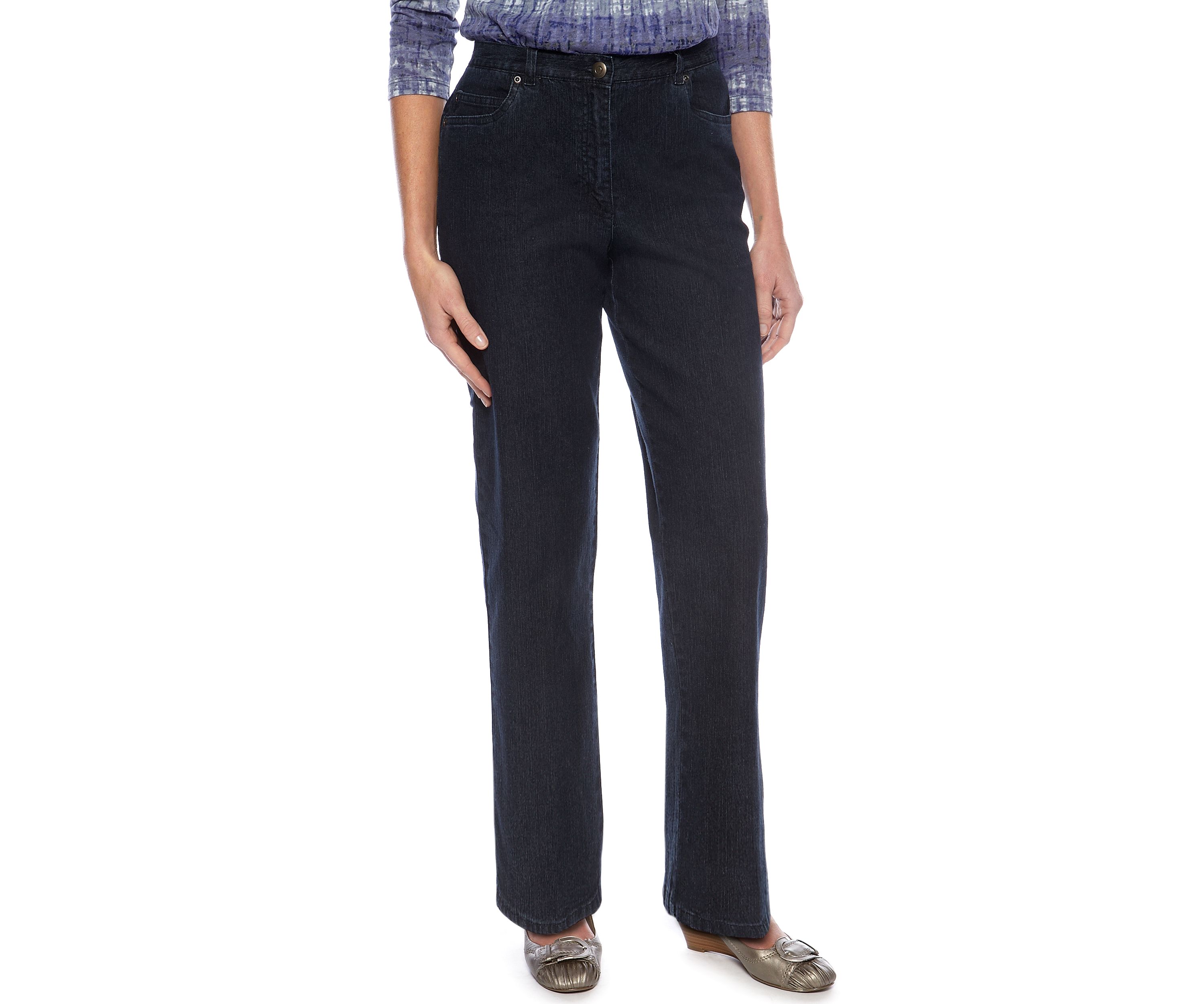 Womens Classic Elastic Side Jeans