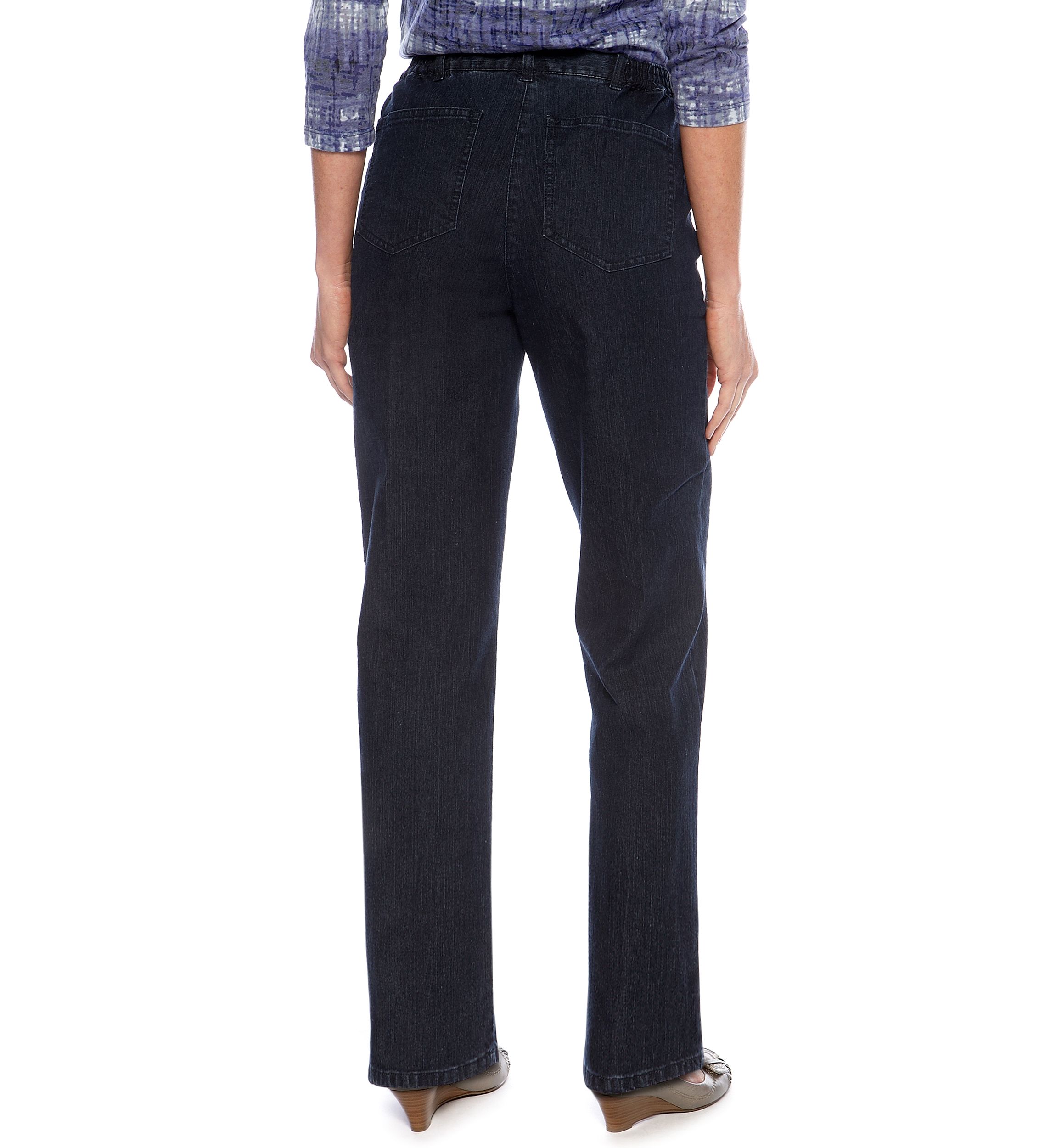 Womens Classic Elastic Side Jeans