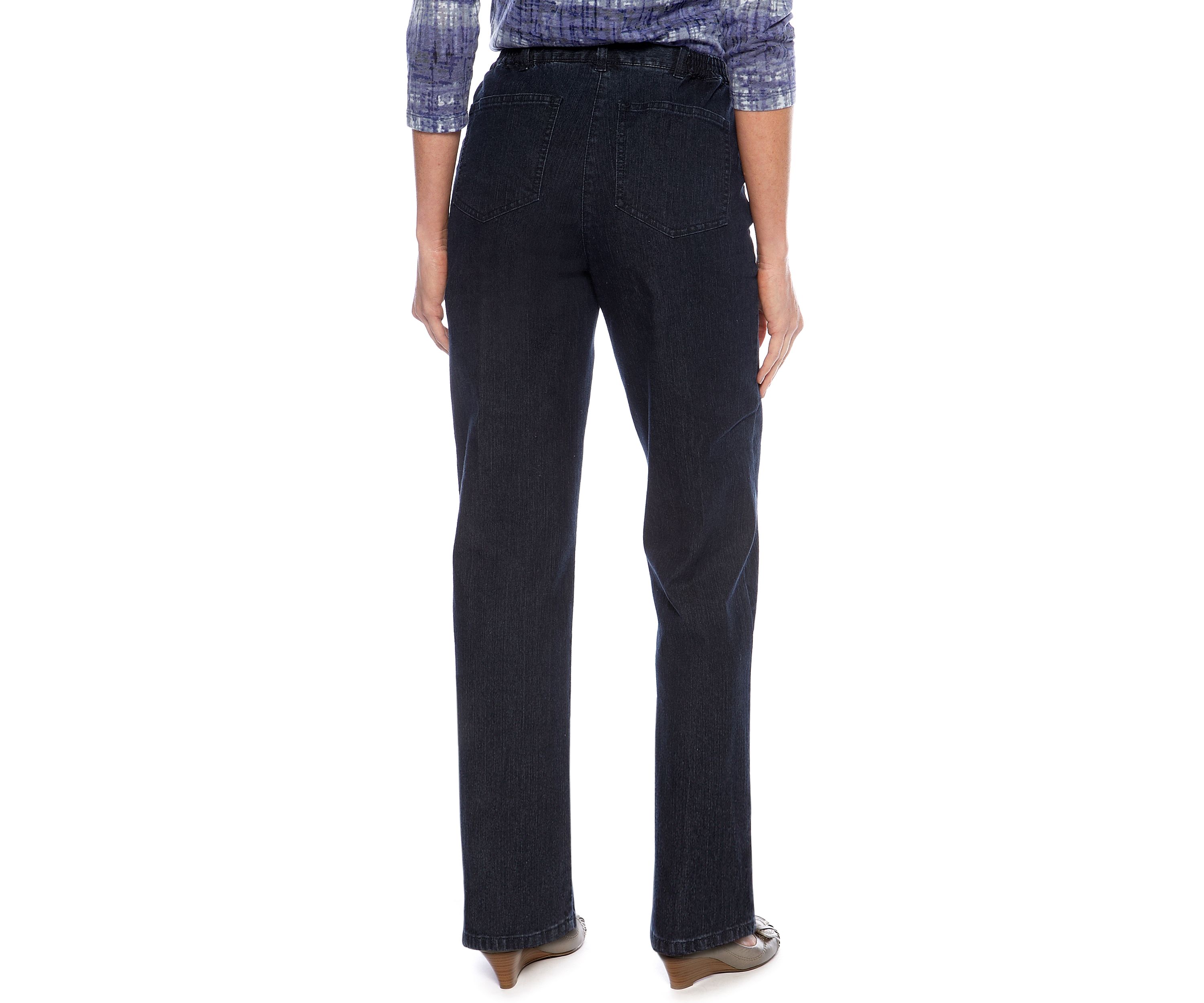 Womens Classic Elastic Side Jeans
