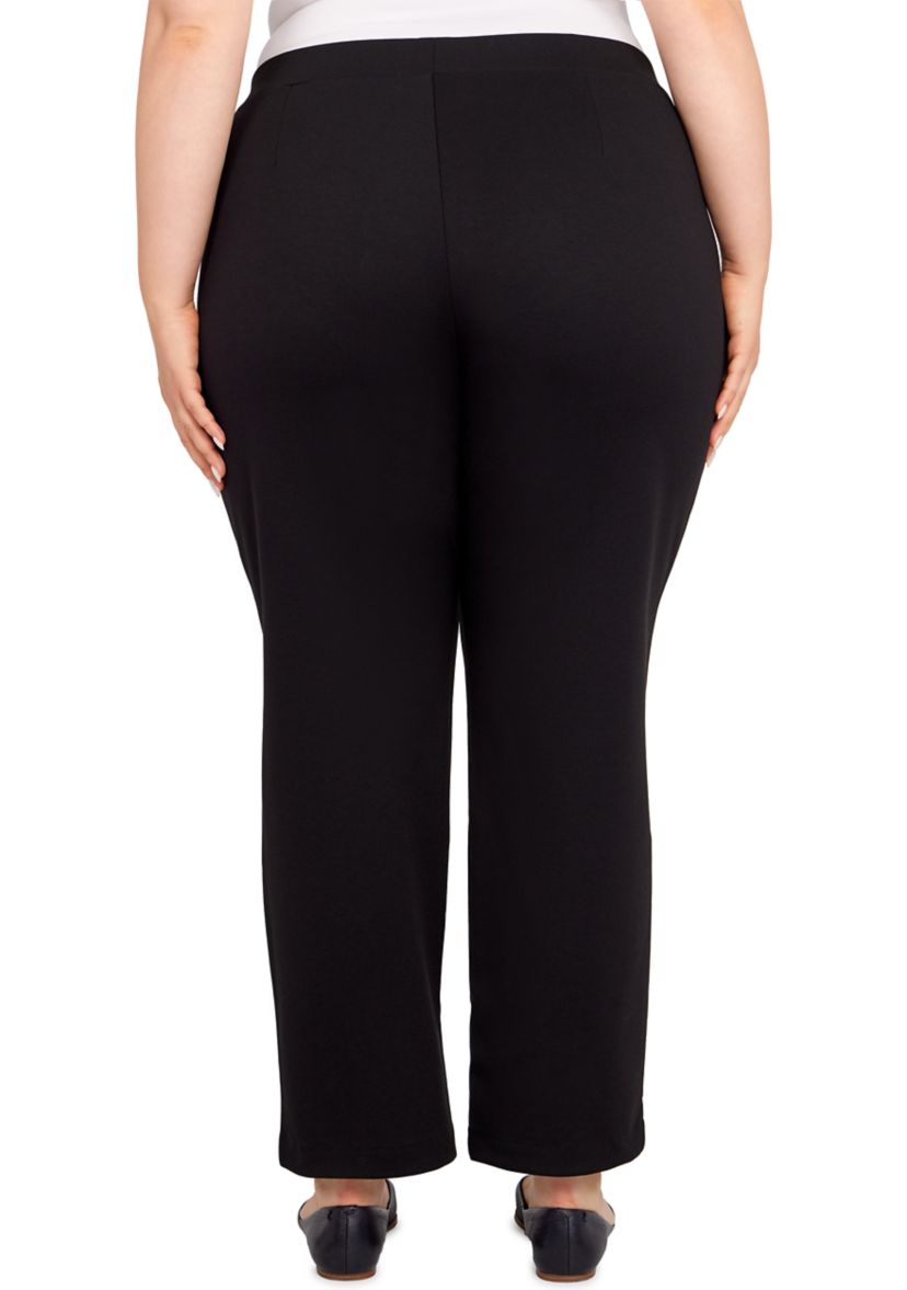 Plus Size Bet On Chic Ponte Pants